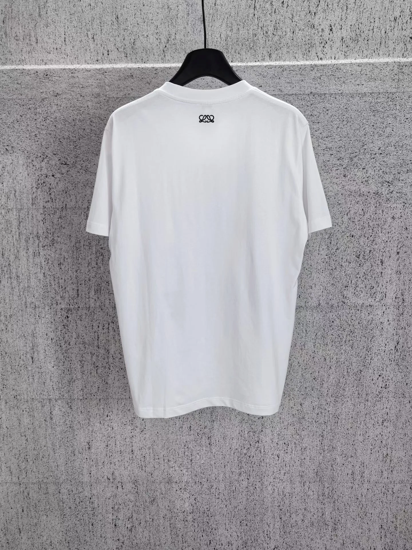 Loewe Large Lion Jersey Patch Regular fit t shirt in cotton (White) — ビュー 4