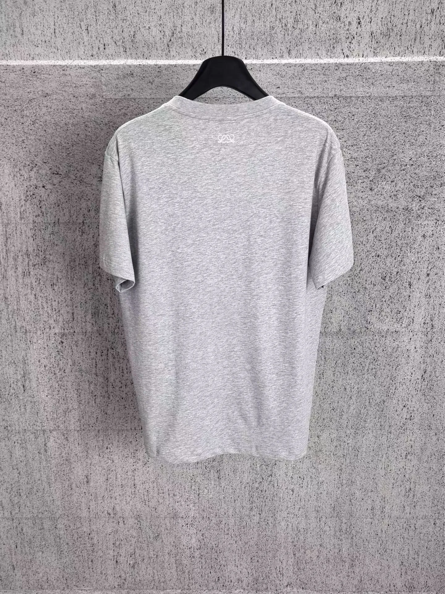 Loewe Lion Jersey Patch Relaxed fit T-shirt in cotton (Grey) — ビュー 3