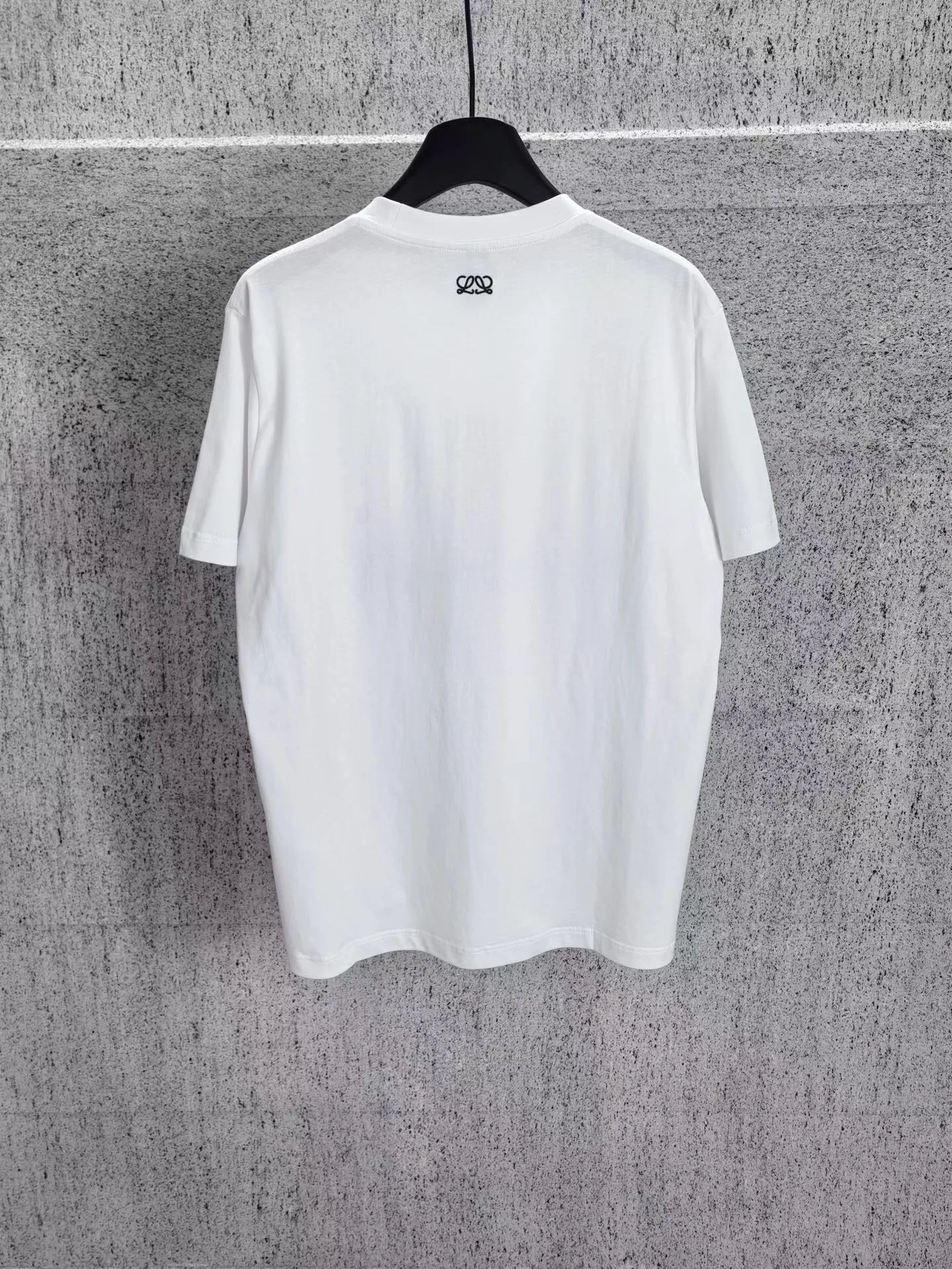 Loewe Lion Jersey Patch Relaxed fit T-shirt in cotton (White) — ビュー 3