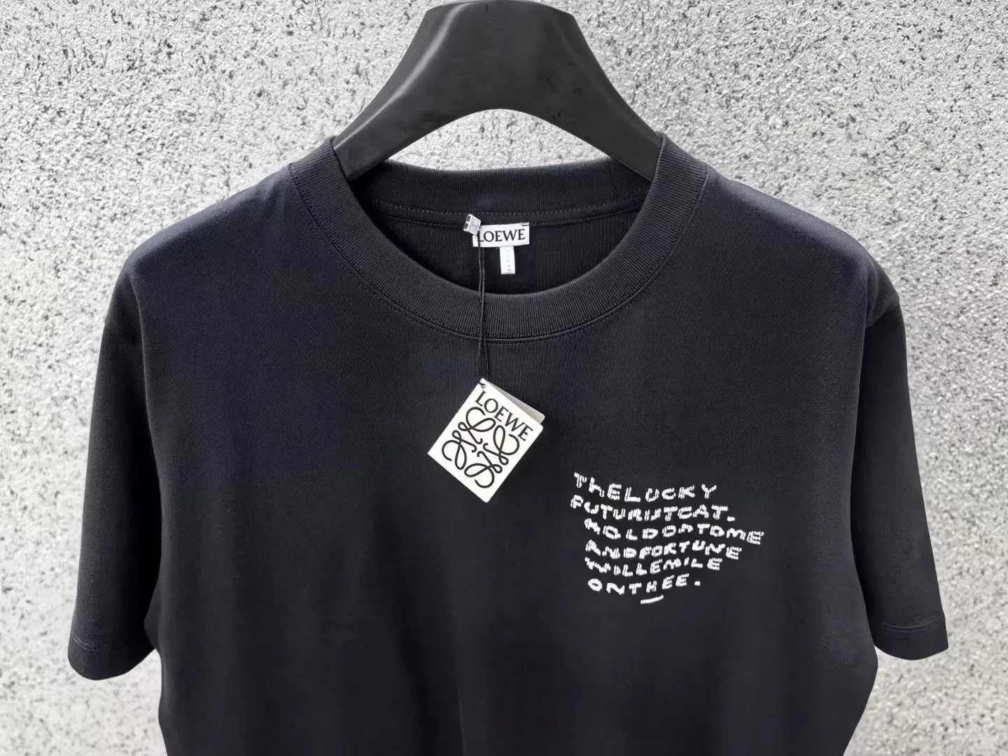 Loewe + Louis Wain Embroidered Cotton-jersey T-shirt (Black) — 보기 2