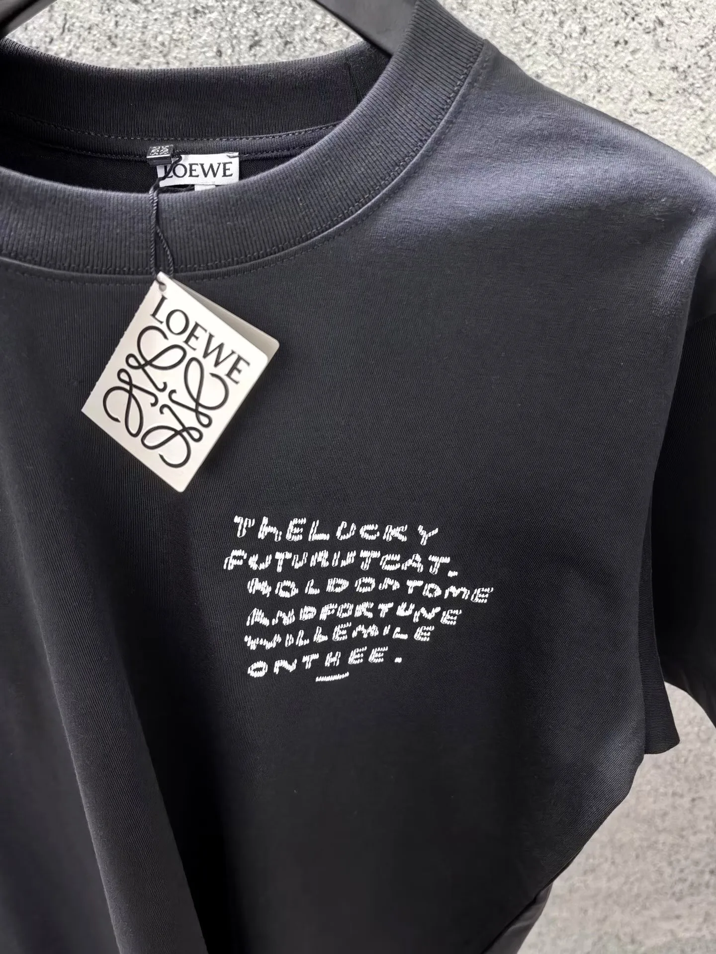 Loewe + Louis Wain Embroidered Cotton-jersey T-shirt (Black) — 보기 5