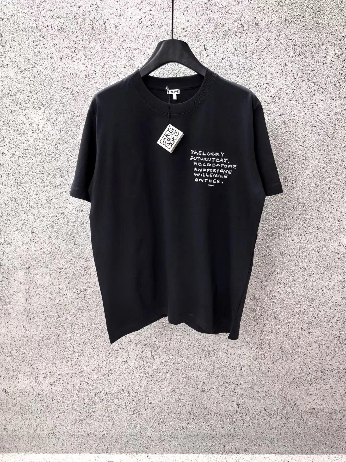 Loewe + Louis Wain Embroidered Cotton-jersey T-shirt (Black)