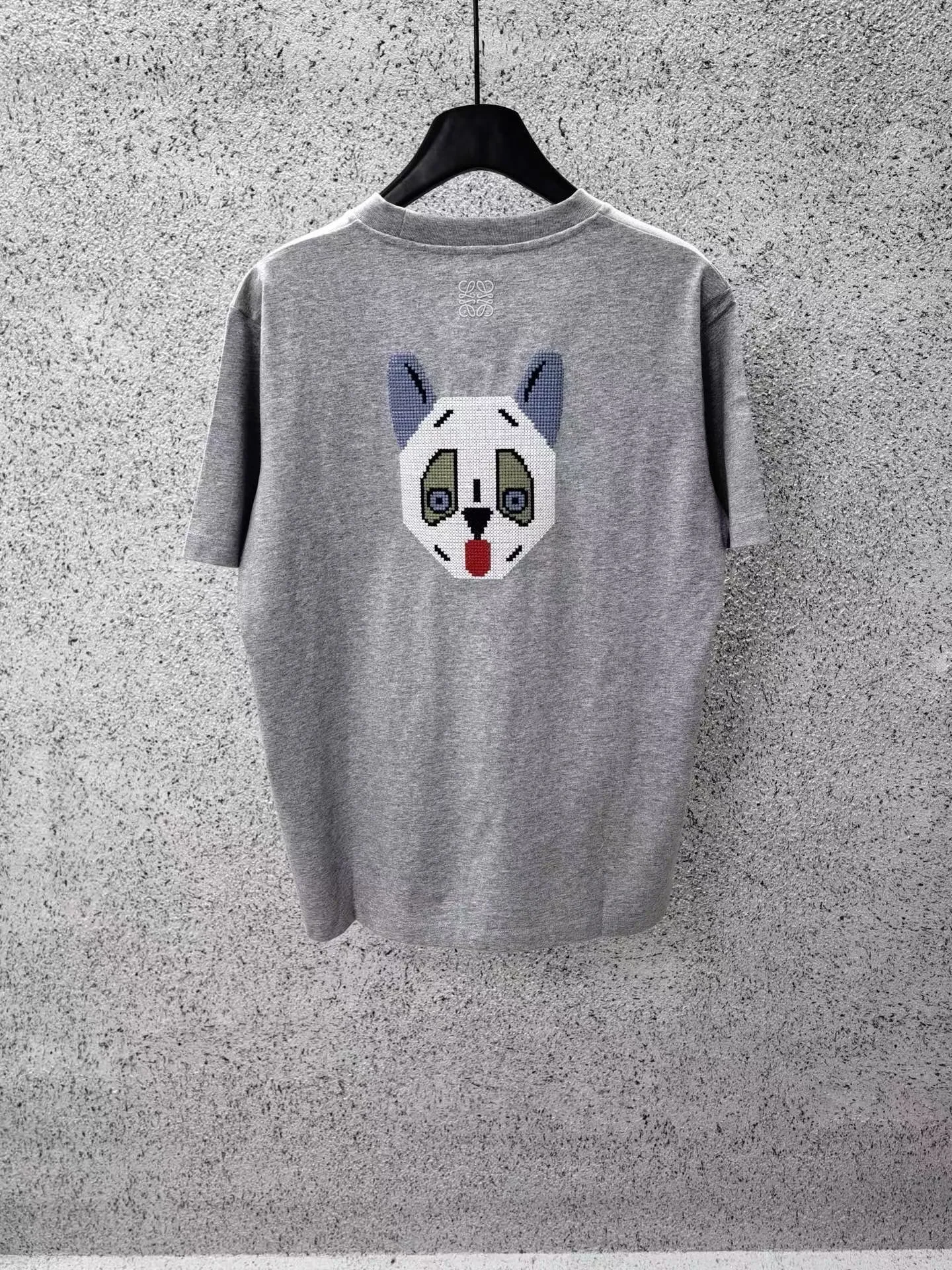 Loewe + Louis Wain Embroidered Cotton-jersey T-shirt (Grey) — ビュー 4