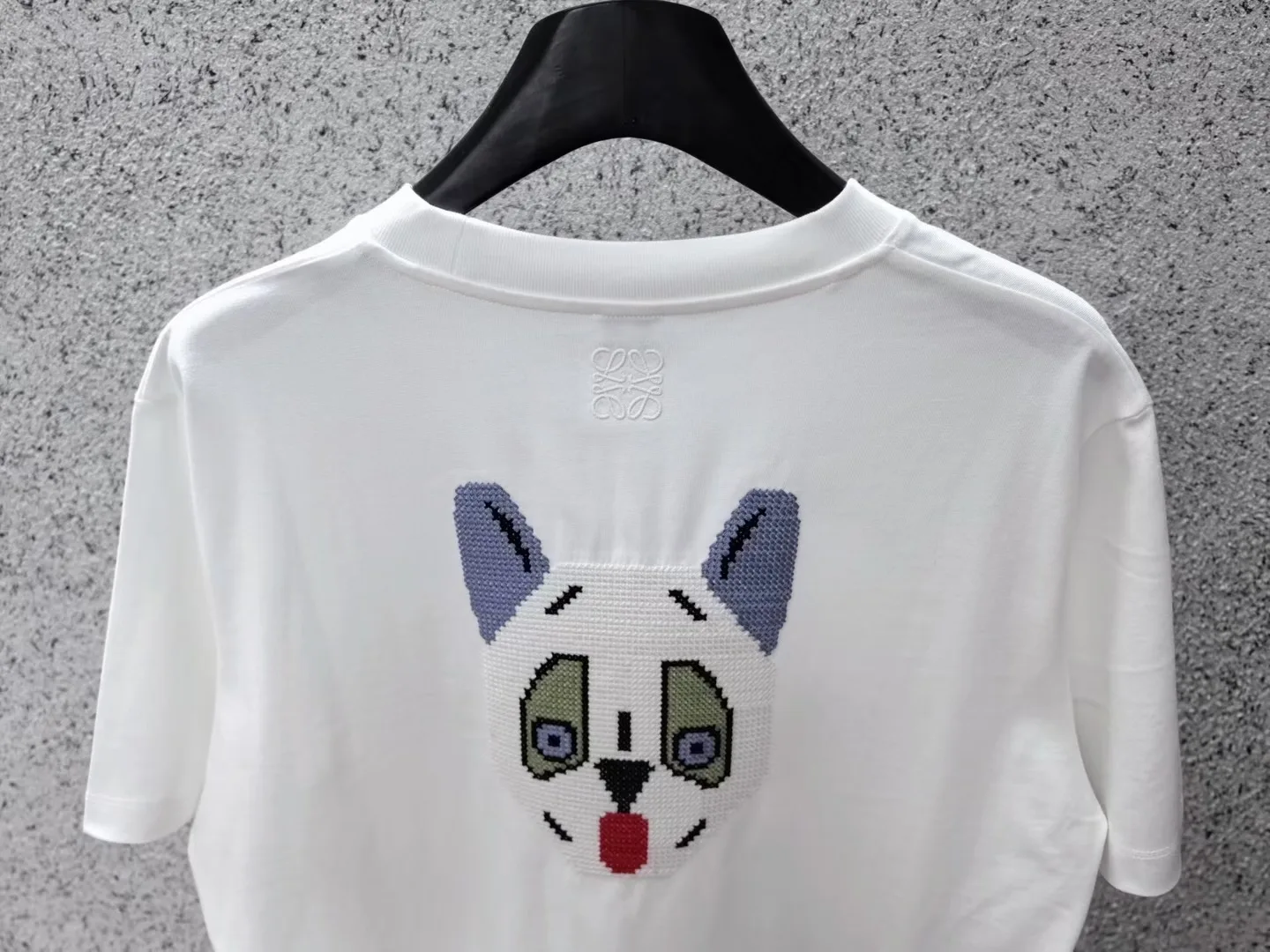 Loewe + Louis Wain Embroidered Cotton-jersey T-shirt (White) — ビュー 3