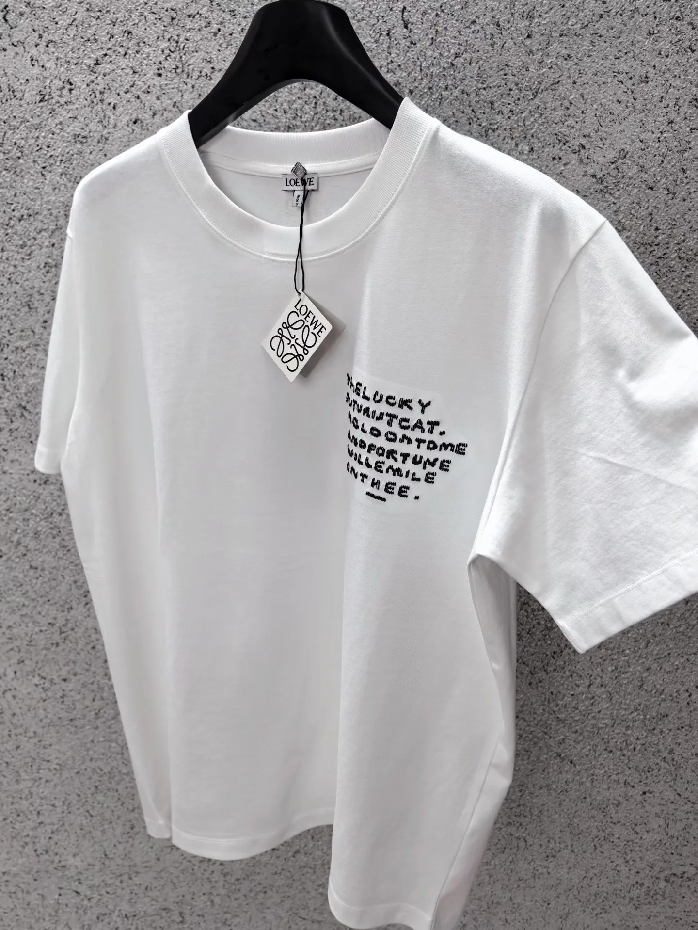 Loewe + Louis Wain Embroidered Cotton-jersey T-shirt (White) — ビュー 6