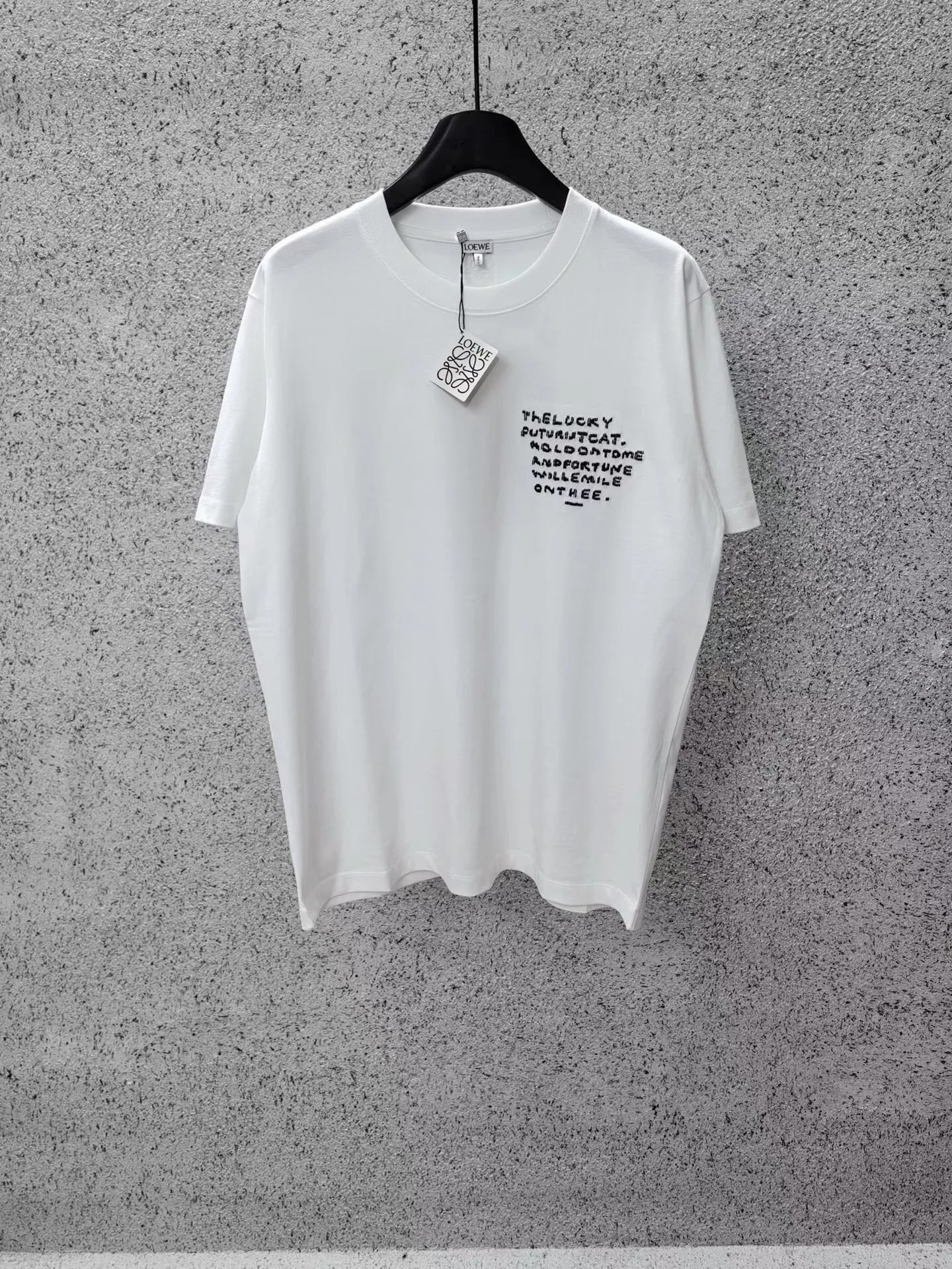 Loewe + Louis Wain Embroidered Cotton-jersey T-shirt (White)