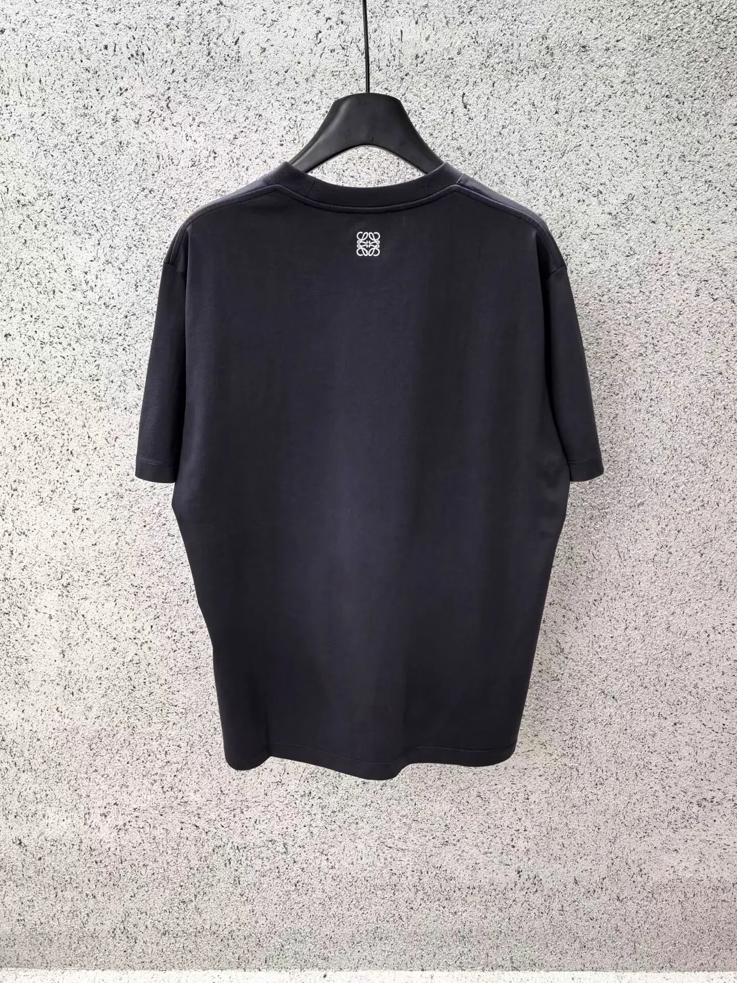 Loewe Printed cotton-blend jersey T-shirt (Navy Blue) — 보기 2