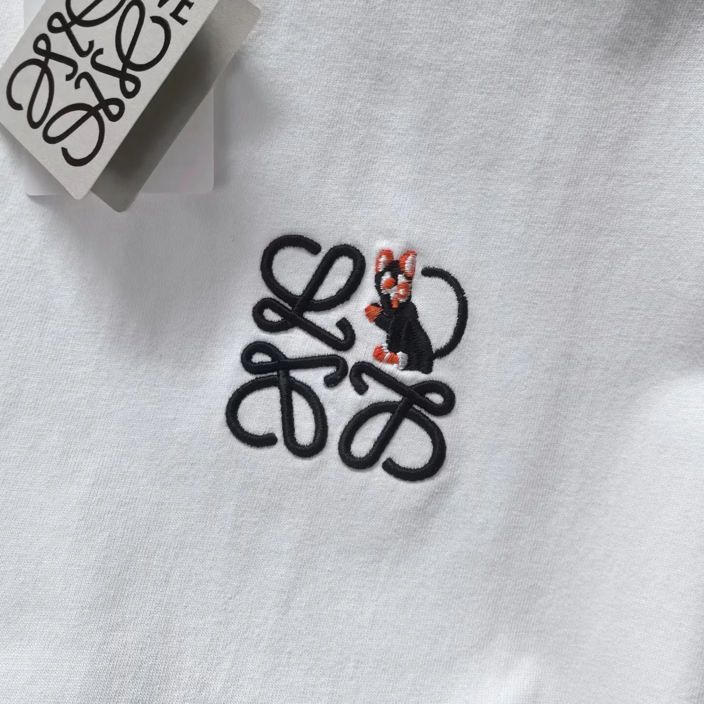 Loewe x Louis Wain Anagram cotton jersey T-shirt (White) — ビュー 4
