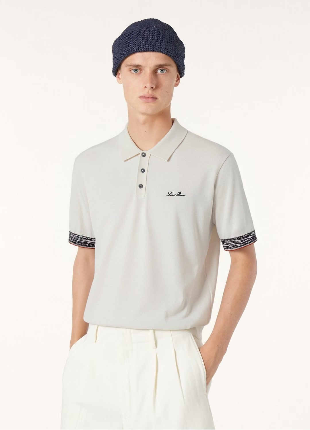 Loro Piana Piqué Polo Shirt — view 9