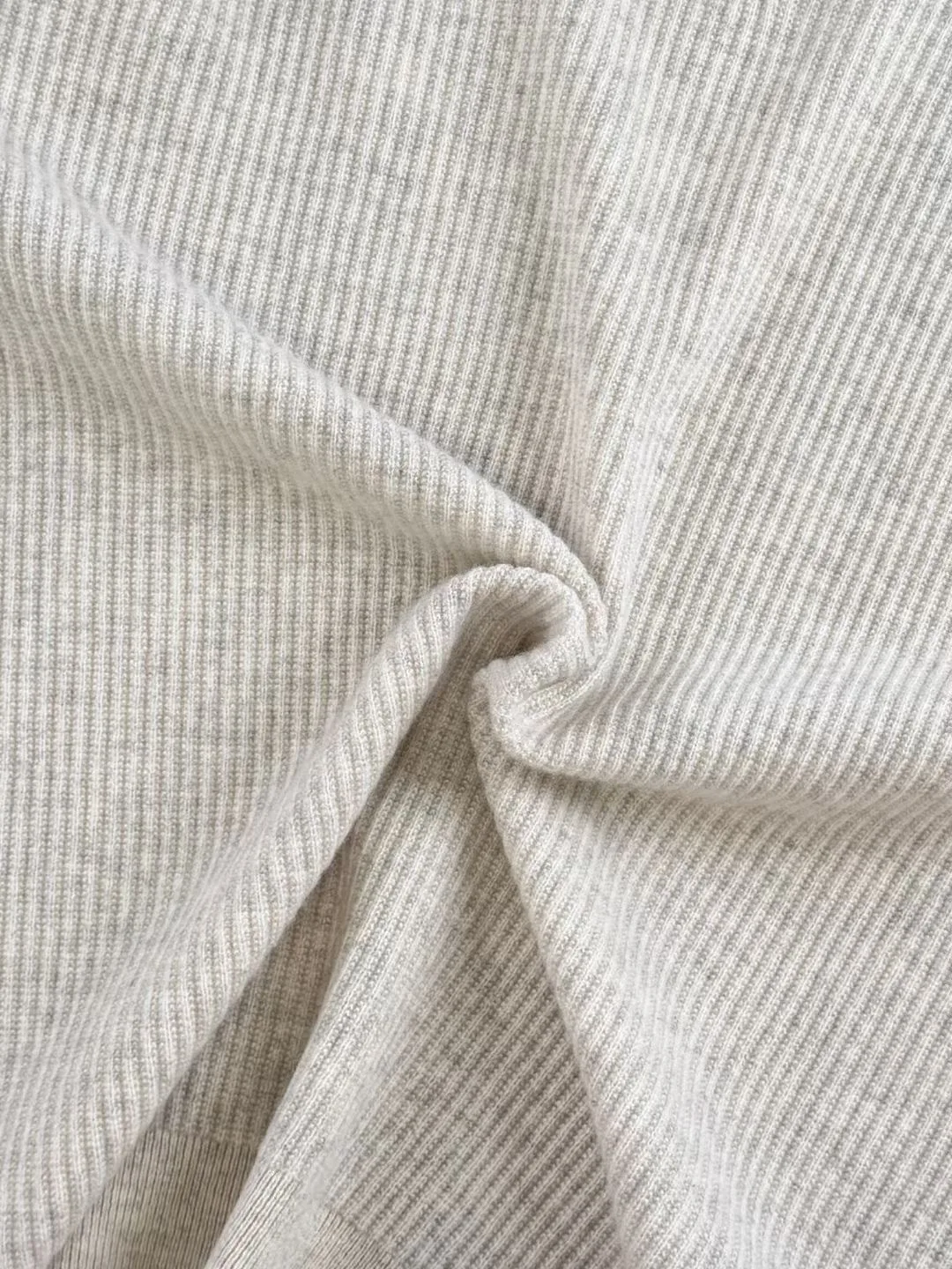 LP Ribbed Knit Polo Sweater (Beige) — view 4