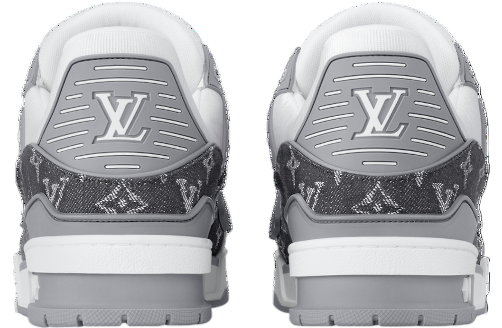 LV Trainer Sneaker Monogram Denim / White — view 3