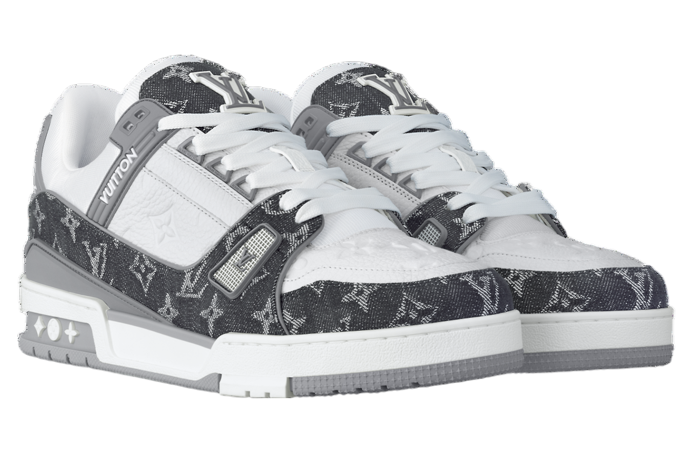 LV Trainer Monogram Denim / White — view 2
