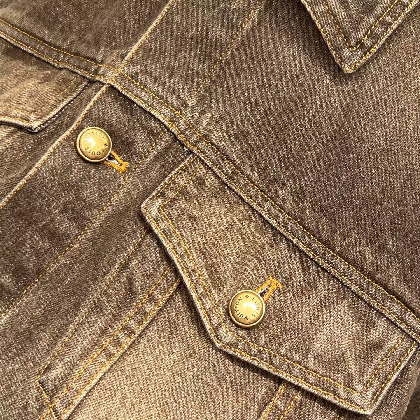 Coffee Indigo Denim Long-Sleeved Shirt — view 2