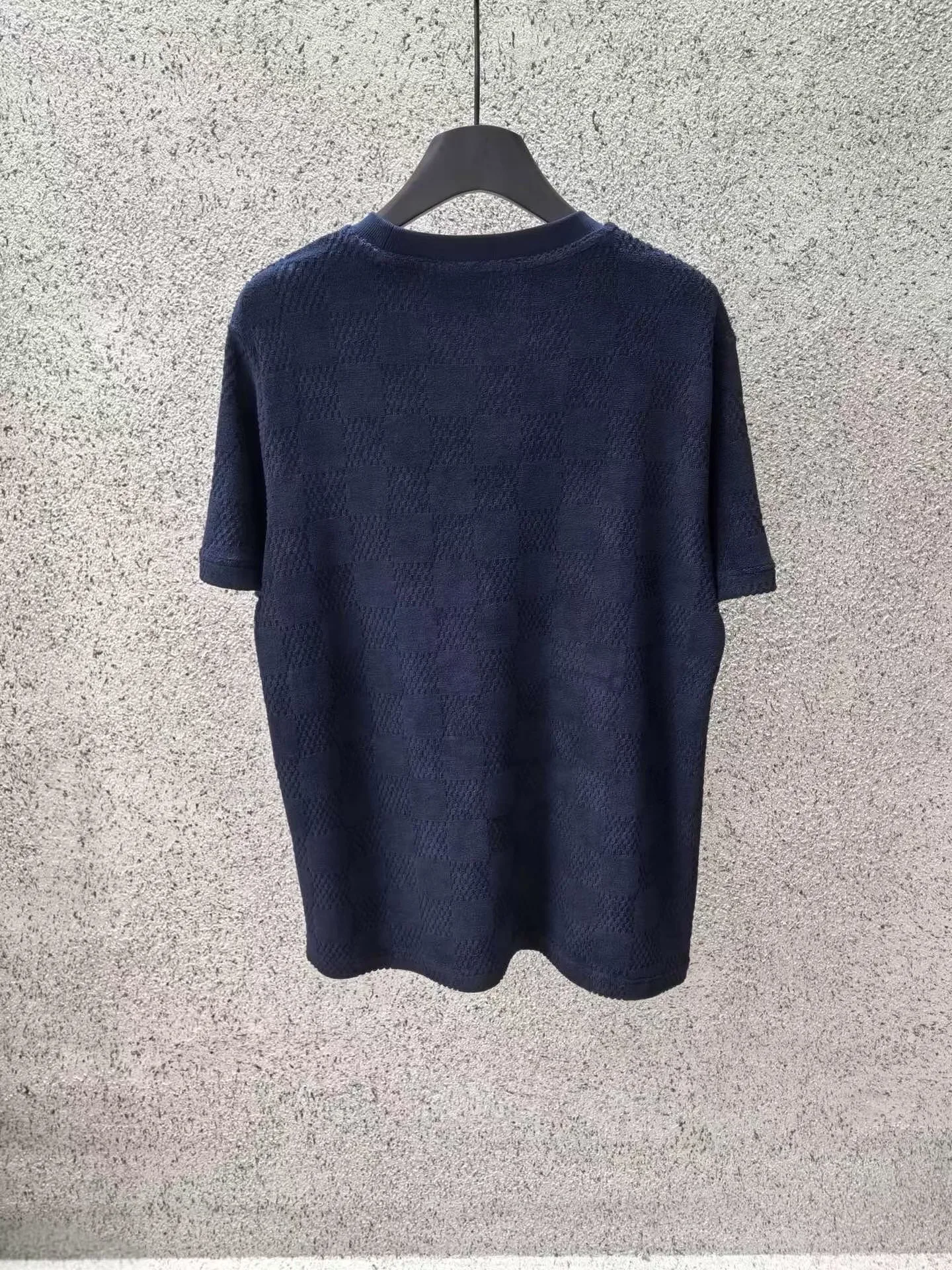 Damier French Terry Cotton-Blend T Shirt — ビュー 3