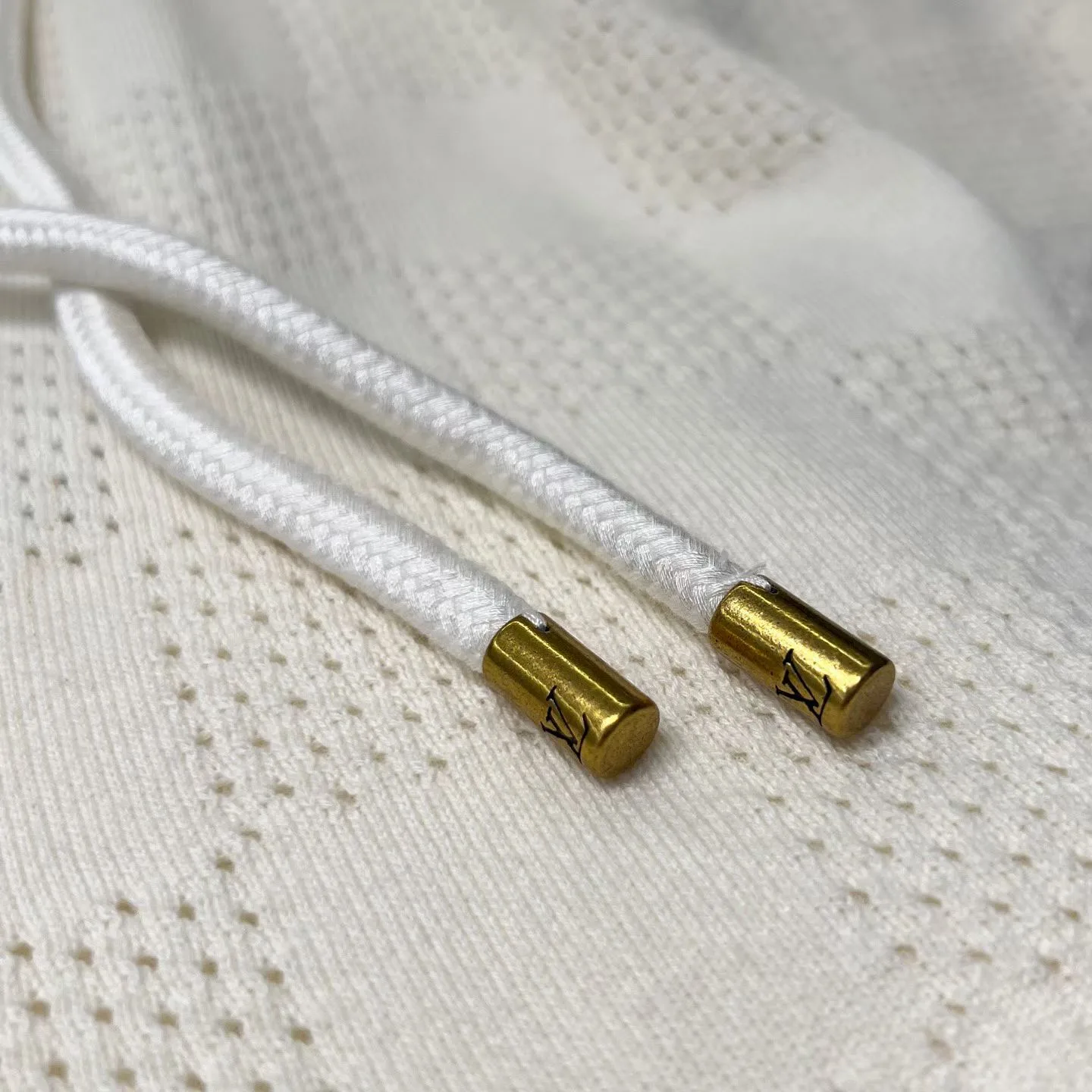 LV Damier French Terry Shorts (Pale Yellow) — 圖 4