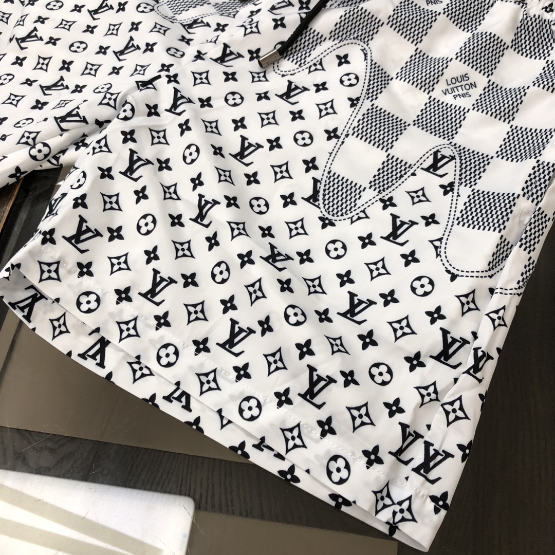 Damier Monogram Swim Shorts — view 3
