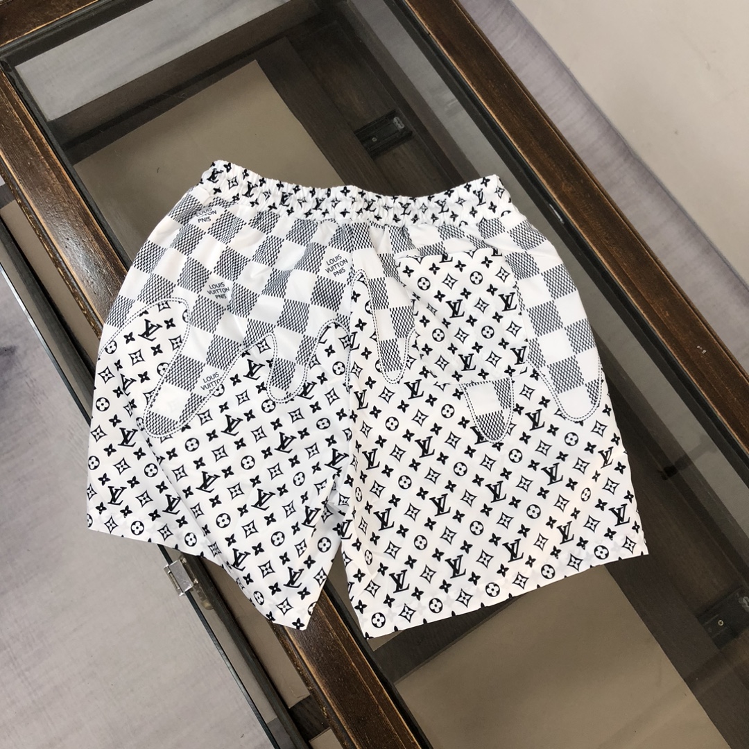 Damier Monogram Swim Shorts — view 9