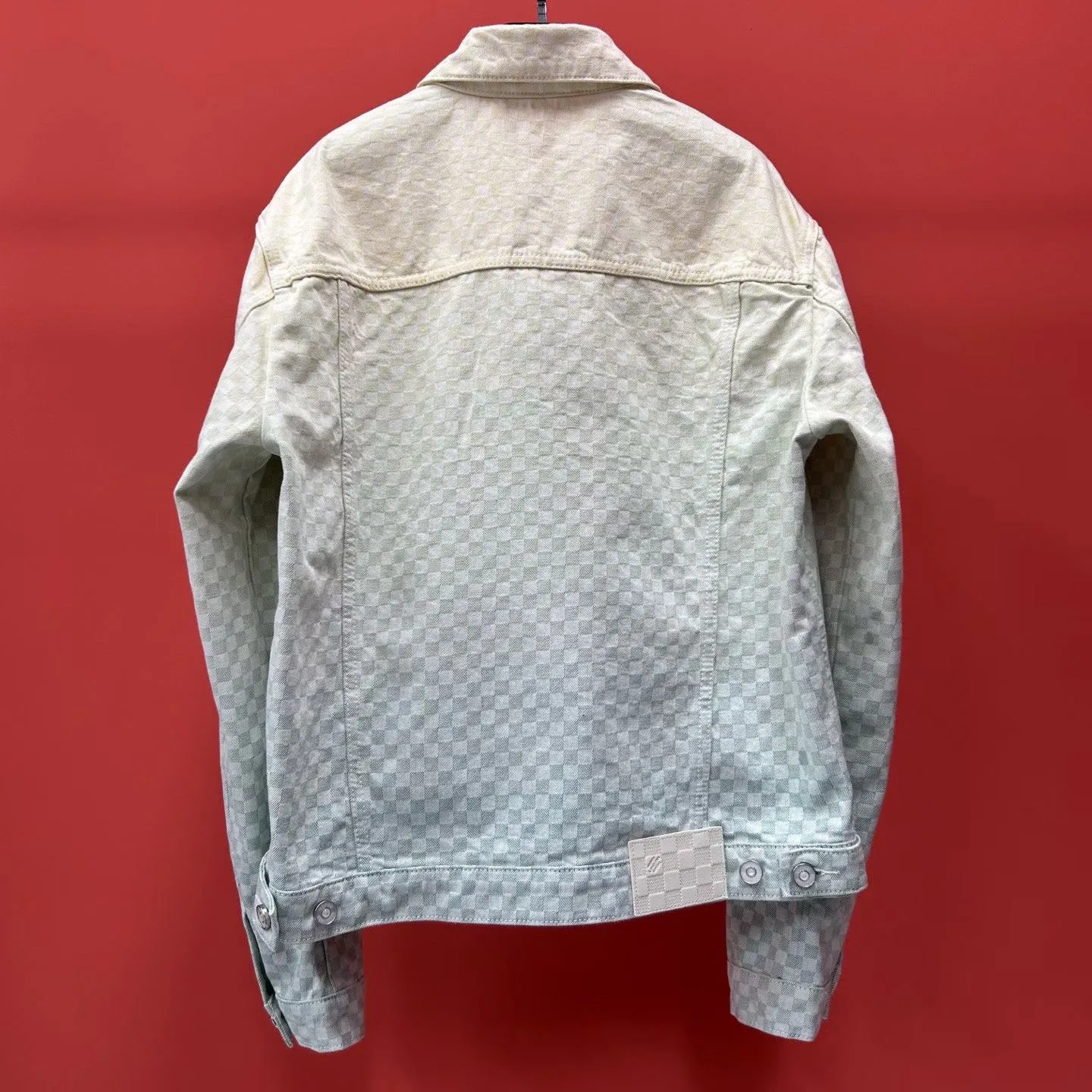 LV Denim Jacket with Damier pattern (Mulitcoloured) — view 3