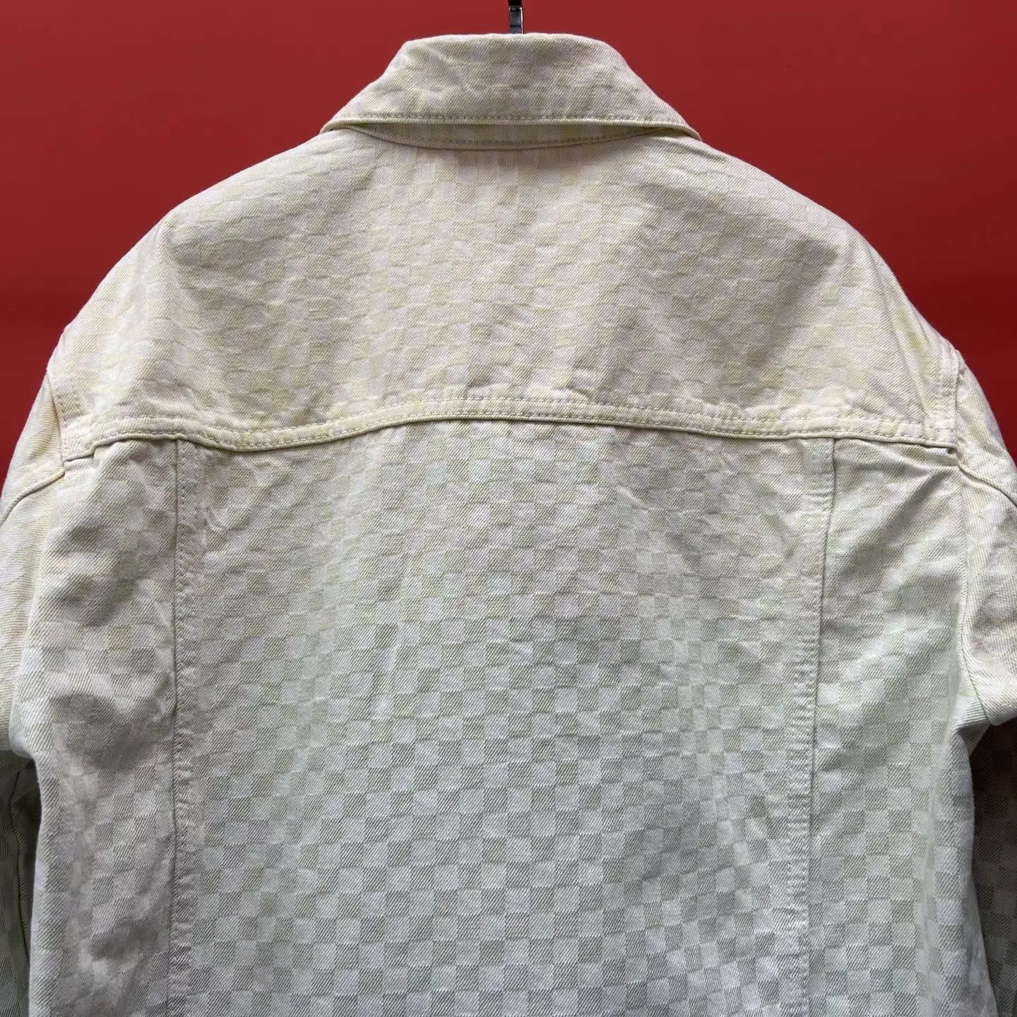 LV Denim Jacket with Damier pattern (Mulitcoloured) — view 5
