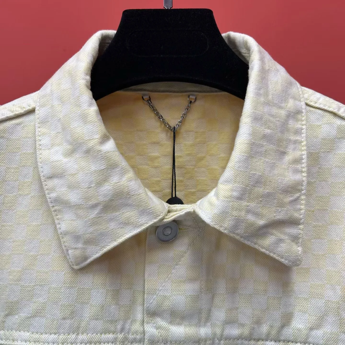 LV Denim Jacket with Damier pattern (Mulitcoloured) — view 8