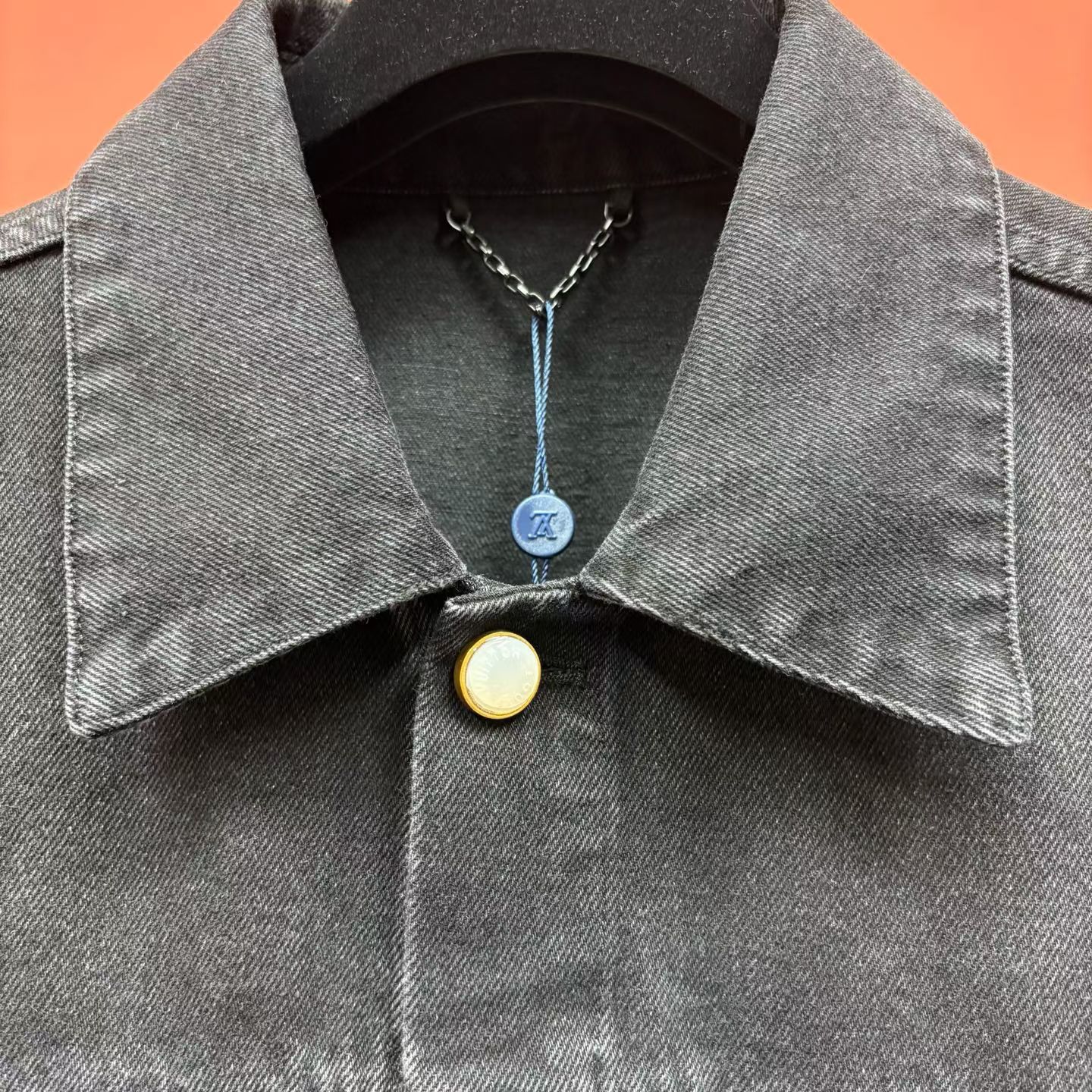 Denim Trucker Jacket - Black — view 2