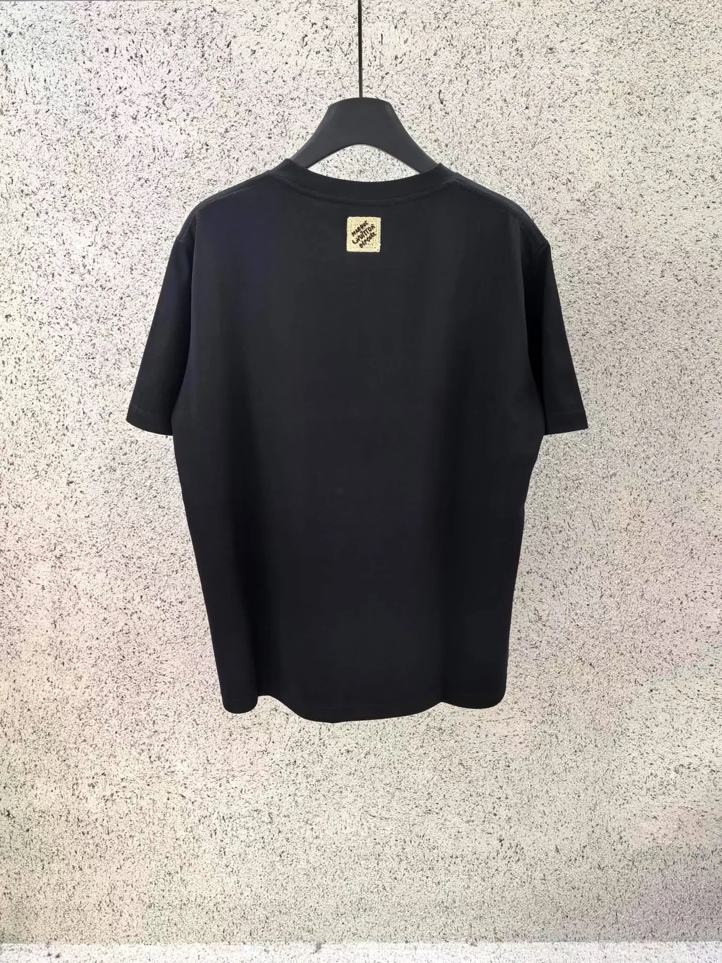Embroidered Signature T-Shirt (Black) — ビュー 4