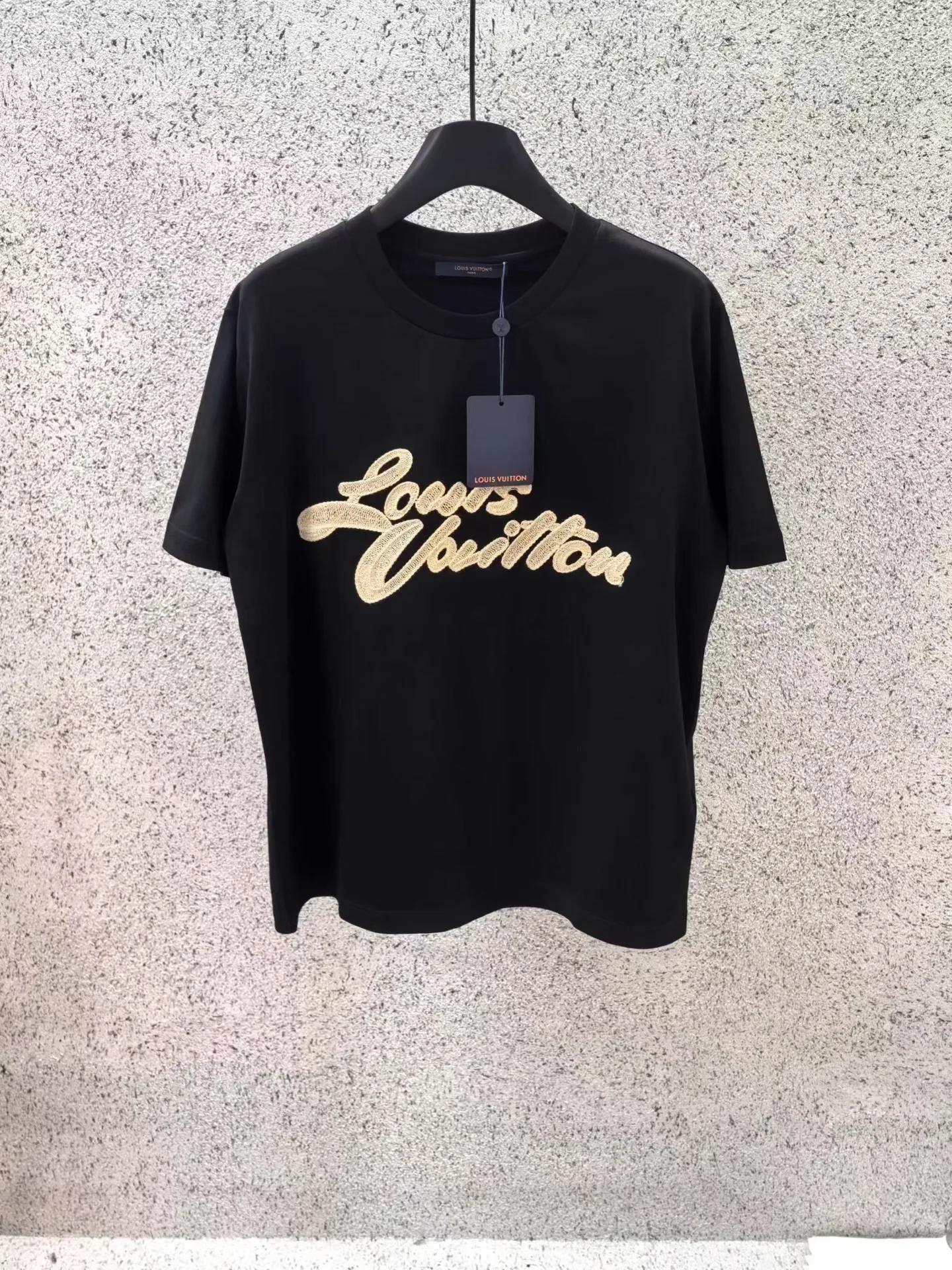 Embroidered Signature T-Shirt (Black)