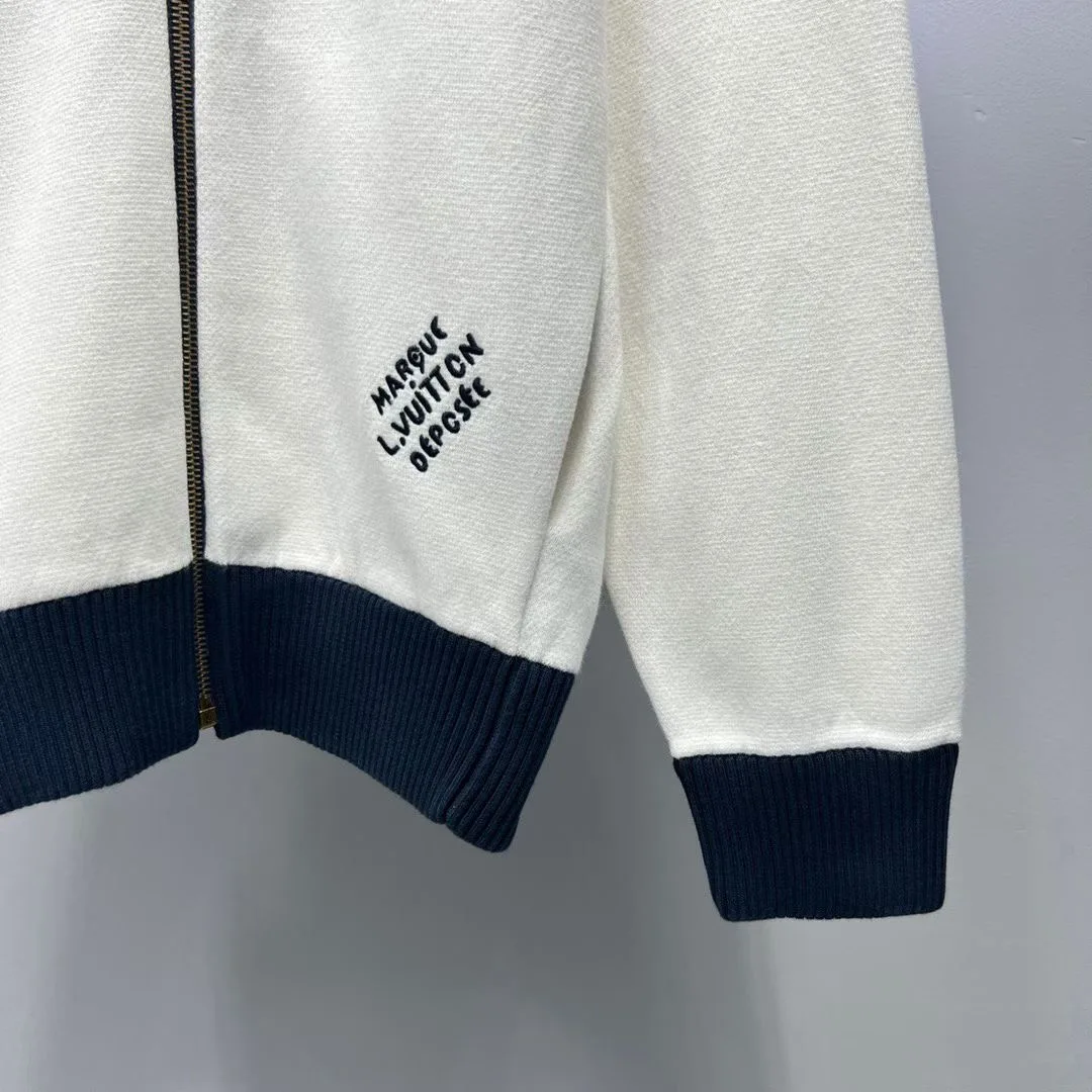 Knitted Cotton Sailor Blouson — view 7