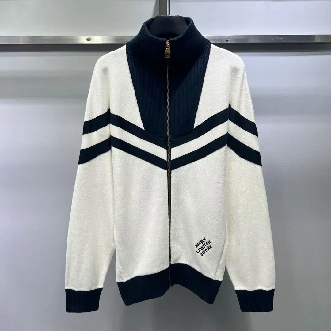 Knitted Cotton Sailor Blouson