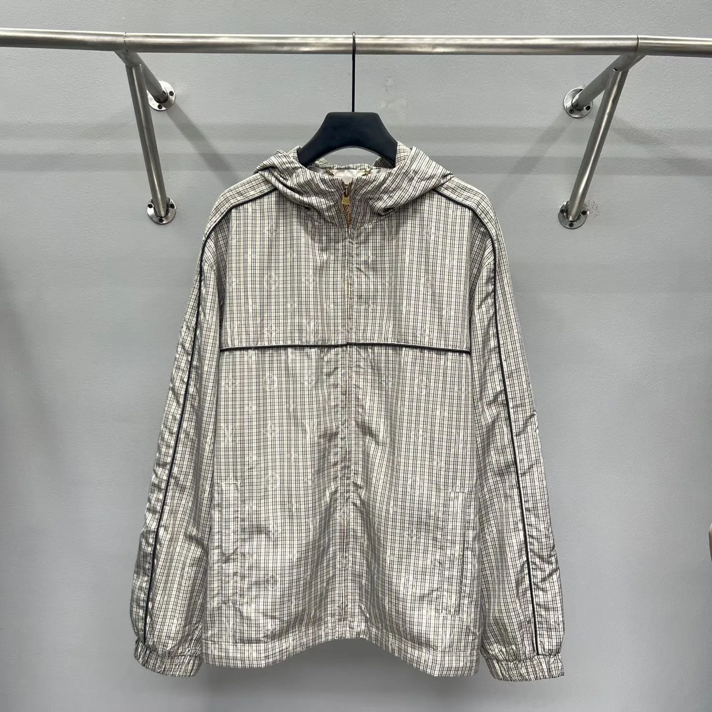 Monogram Check Windbreaker