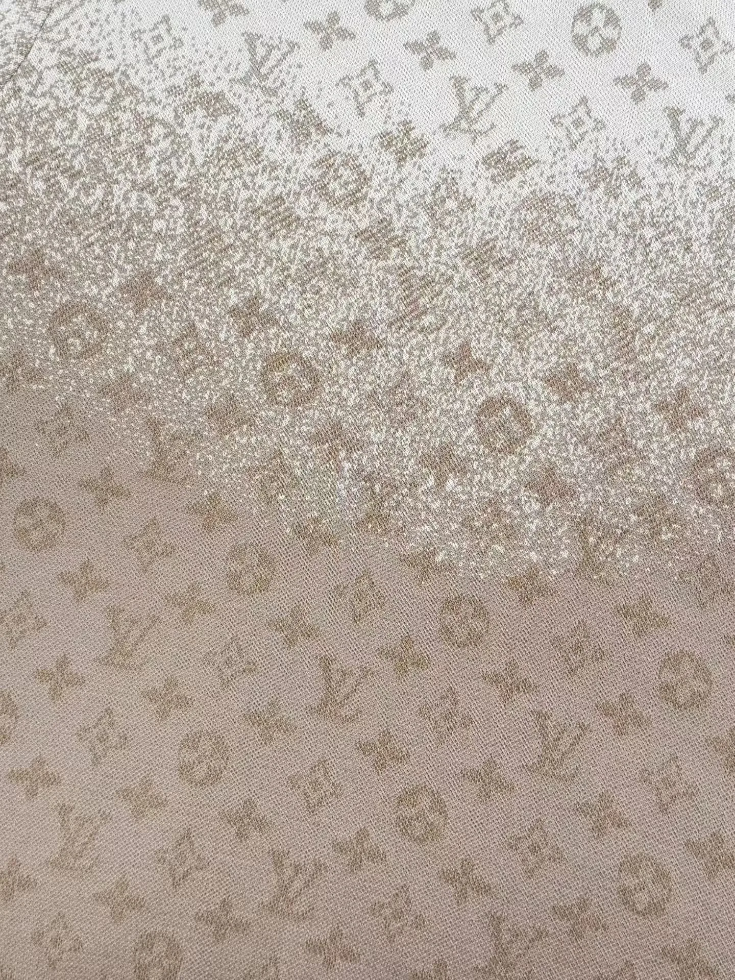 LV Monogram Long-Sleeved Crewneck (Beige) — 보기 6