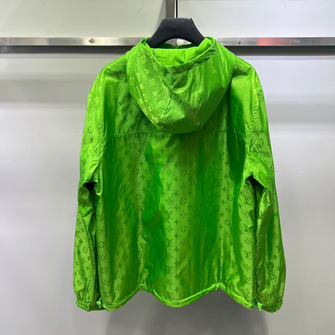 Monogram Reversible Nylon Windbreaker — view 2