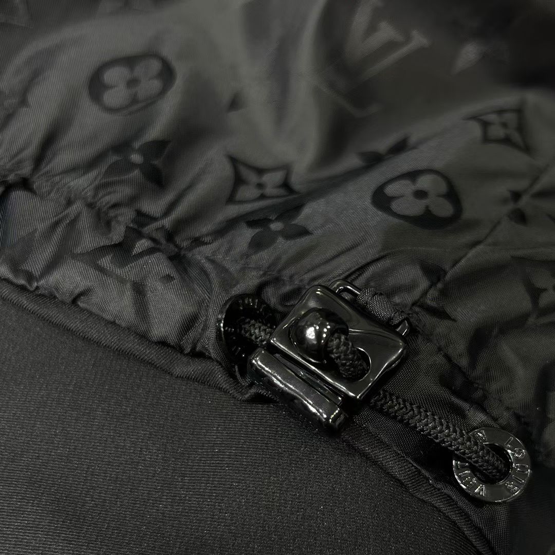 Monogram Reversible Nylon Windbreaker — view 12