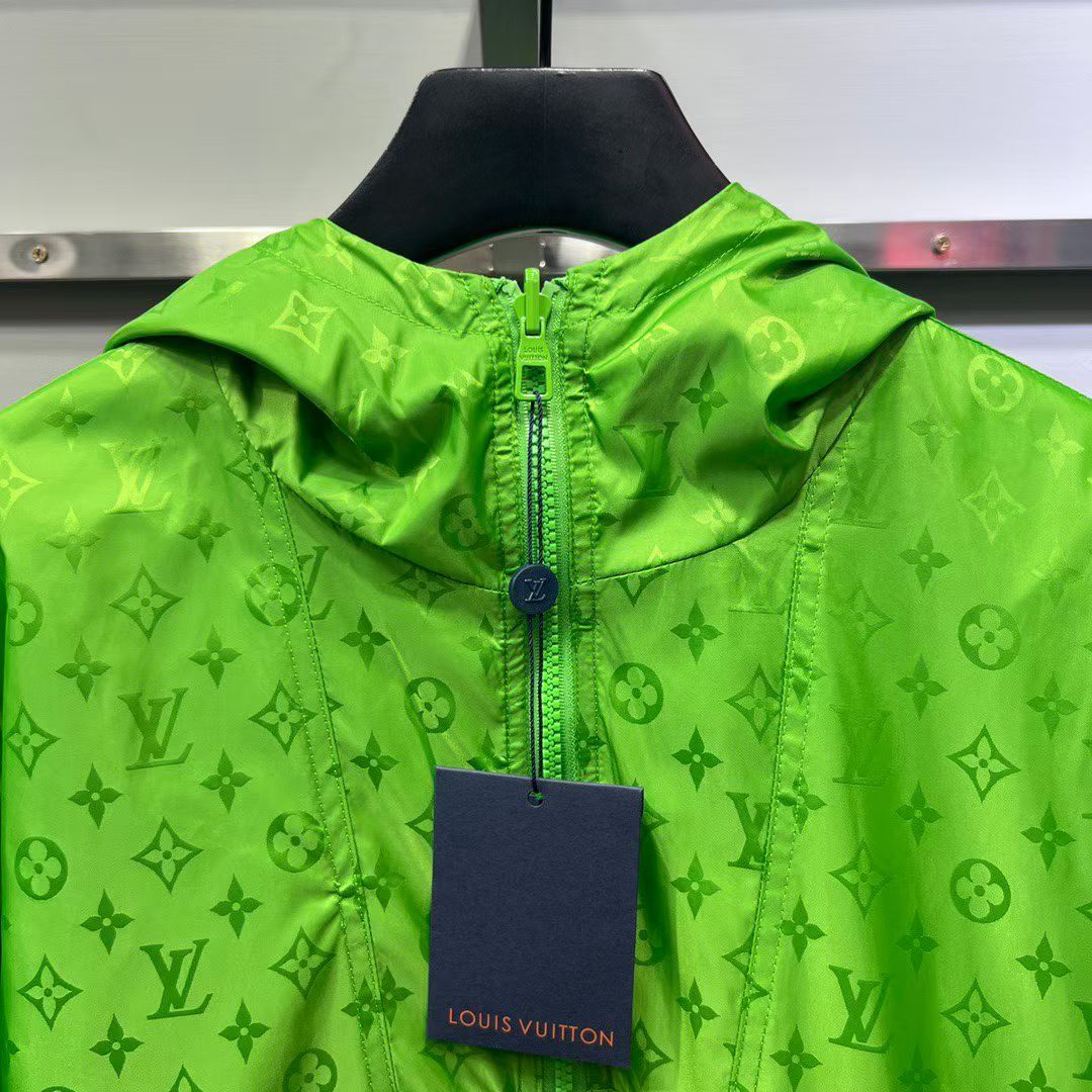 Monogram Reversible Nylon Windbreaker — view 3