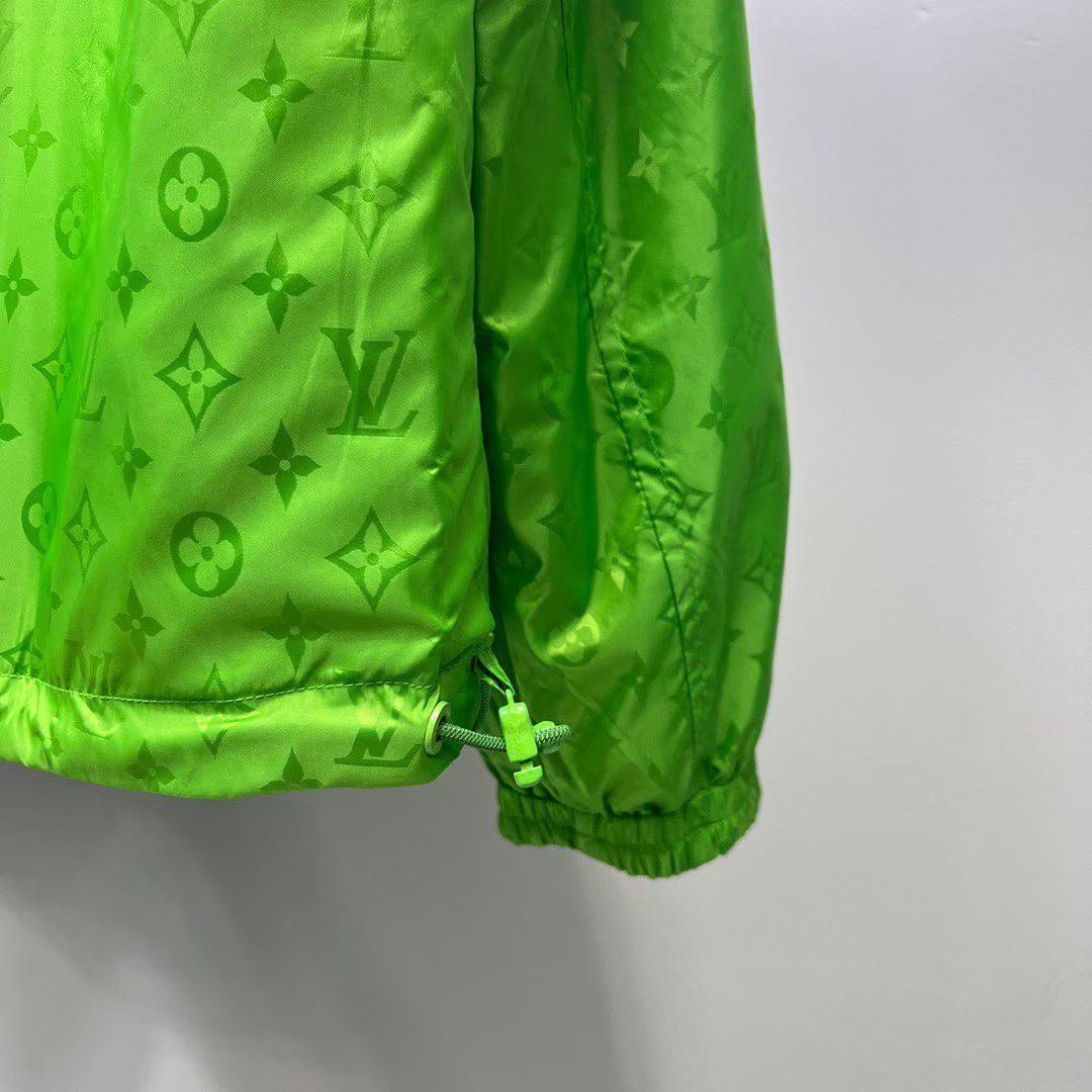 Monogram Reversible Nylon Windbreaker — view 4