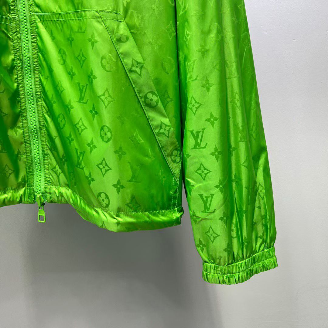 Monogram Reversible Nylon Windbreaker — view 5