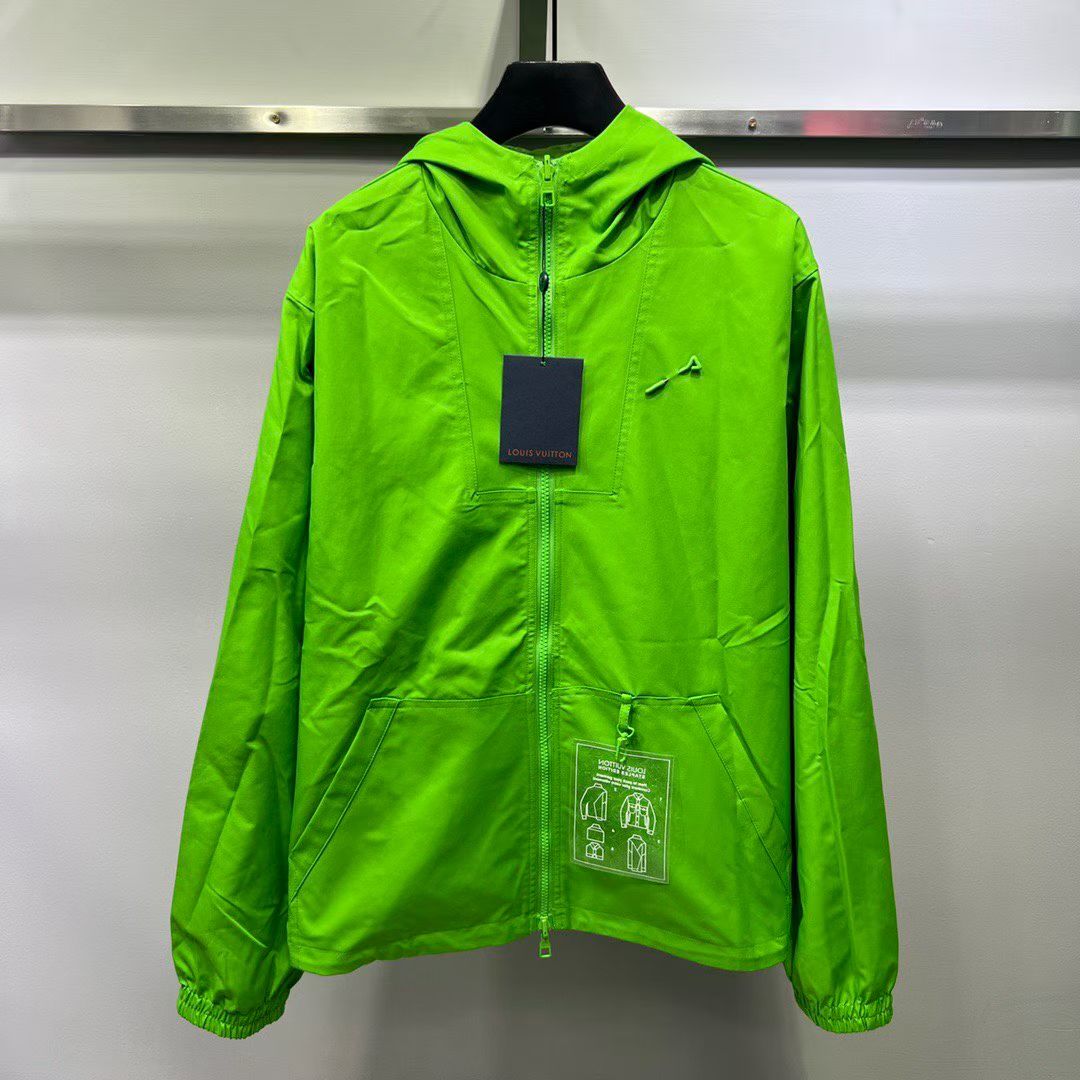 Monogram Reversible Nylon Windbreaker — view 6