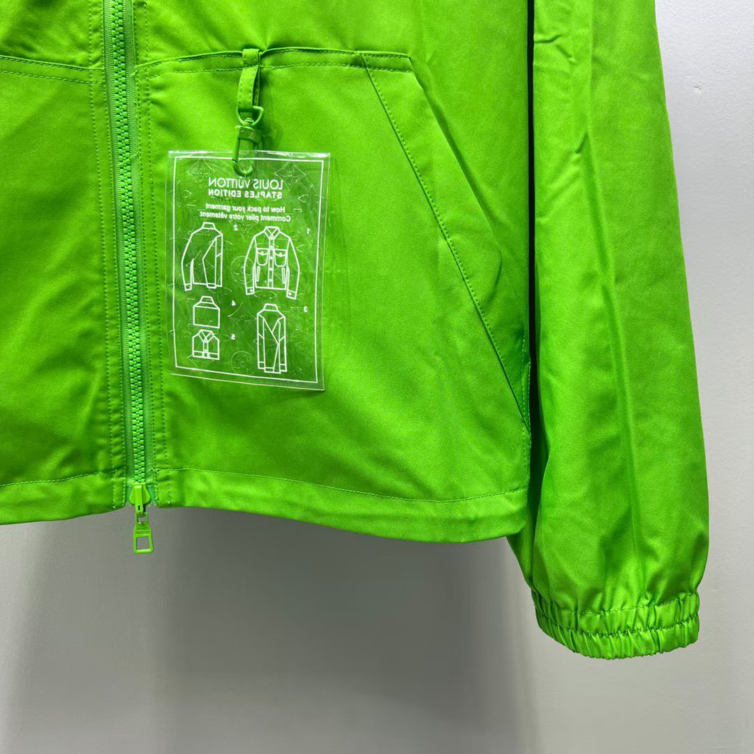 Monogram Reversible Nylon Windbreaker — view 8