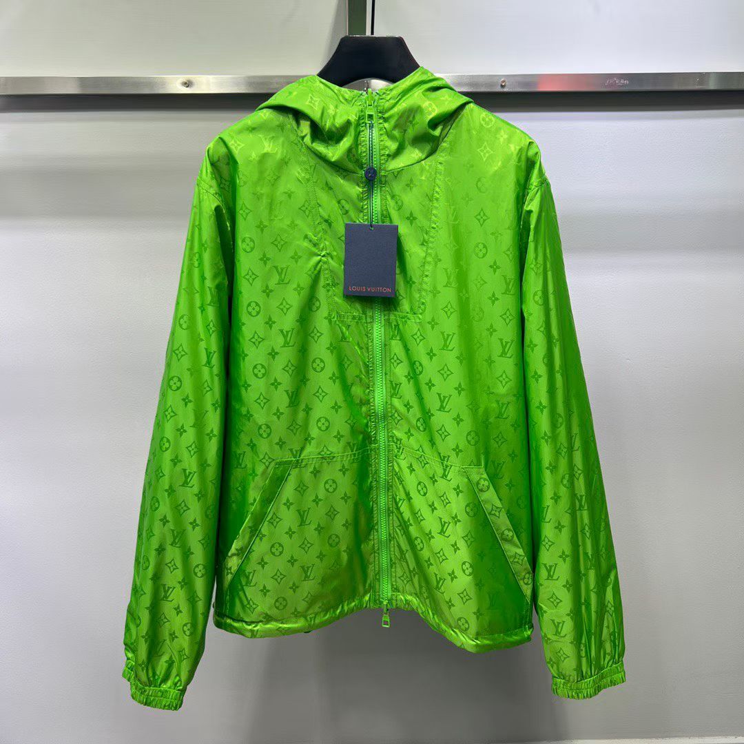 Monogram Reversible Nylon Windbreaker