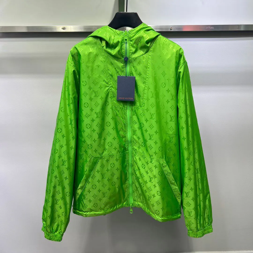 Monogram Reversible Nylon Windbreaker