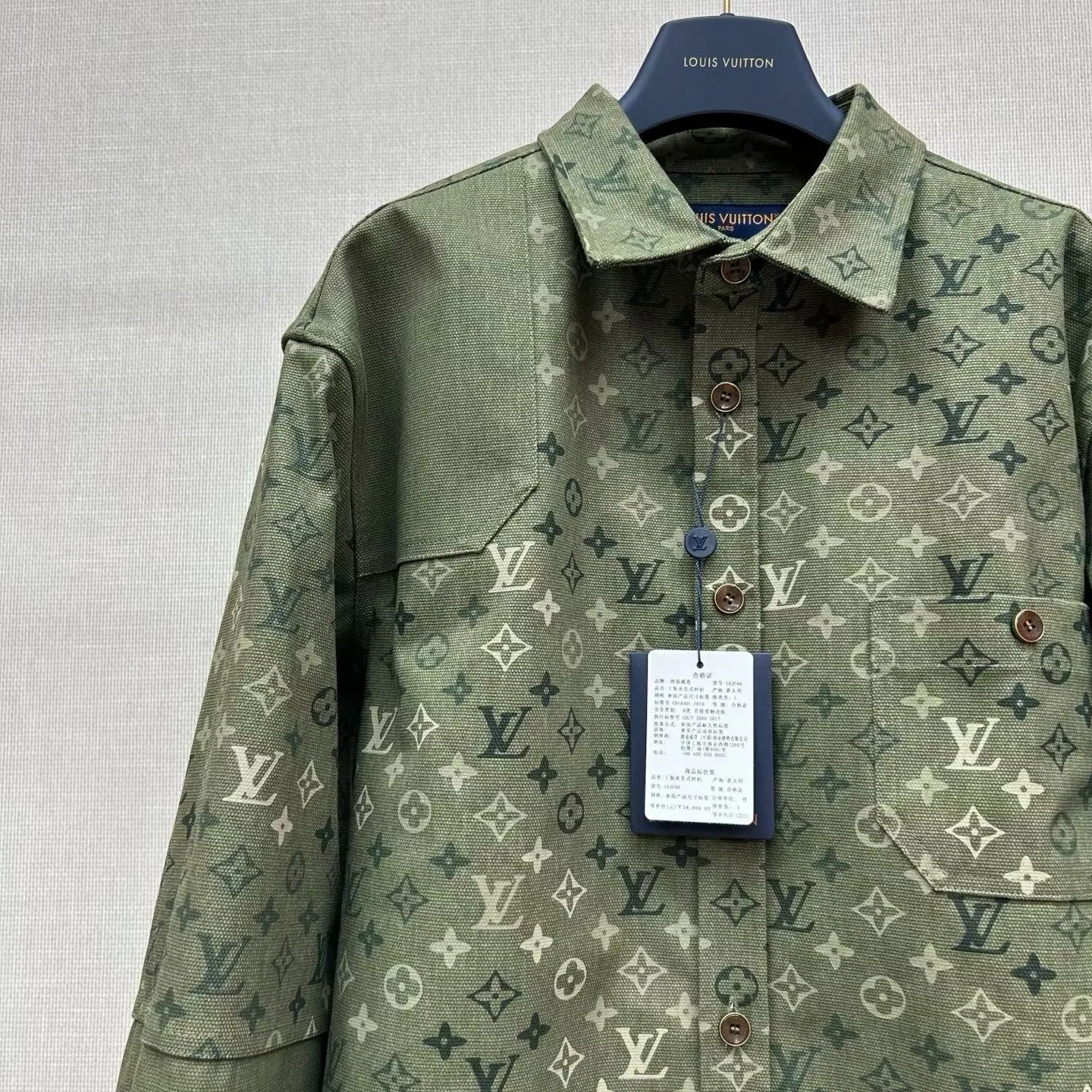 Monogram Workwear Overshirt — ビュー 4