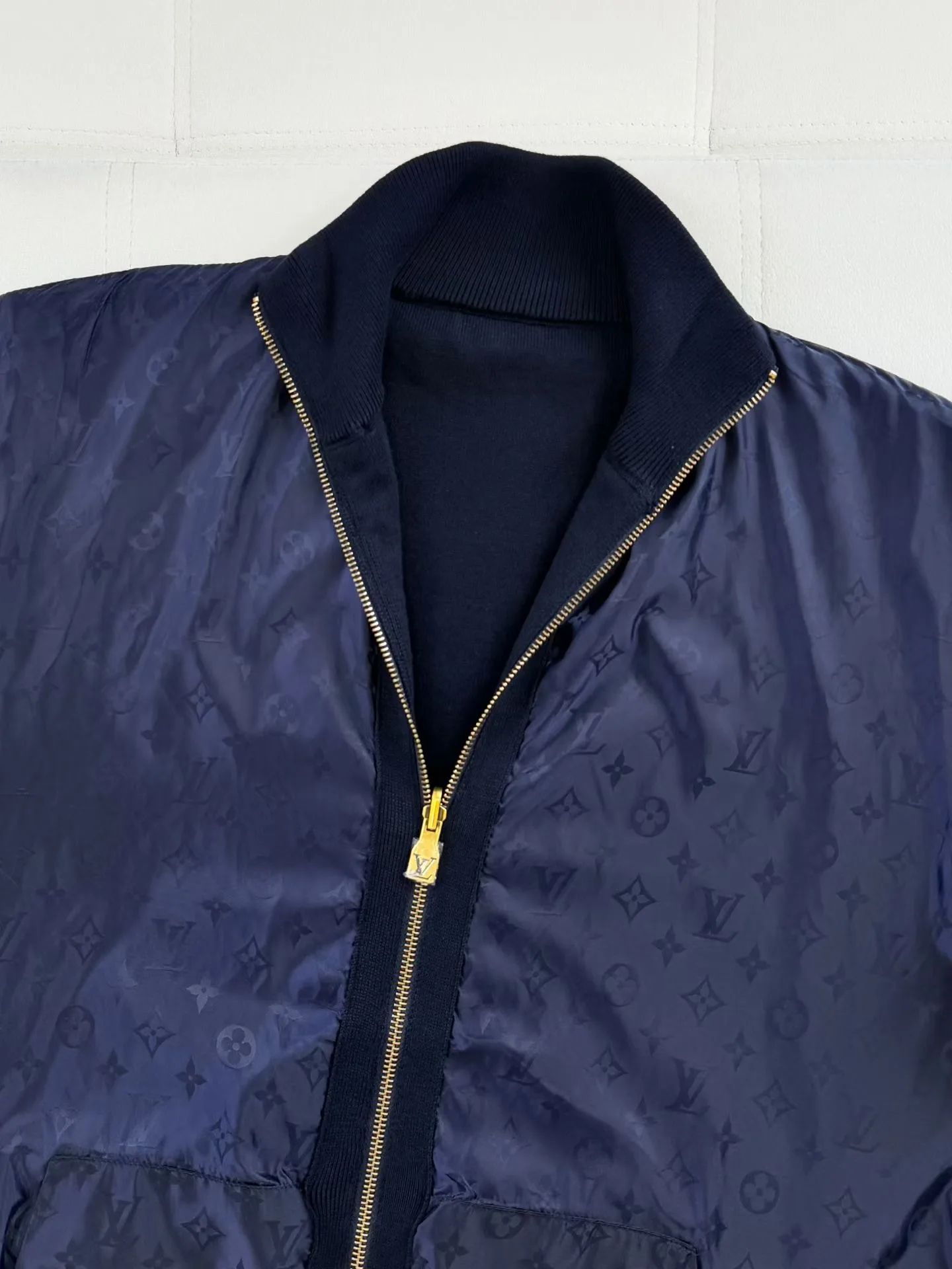 LV Reversible Nylon Hybrid Track Top — view 2