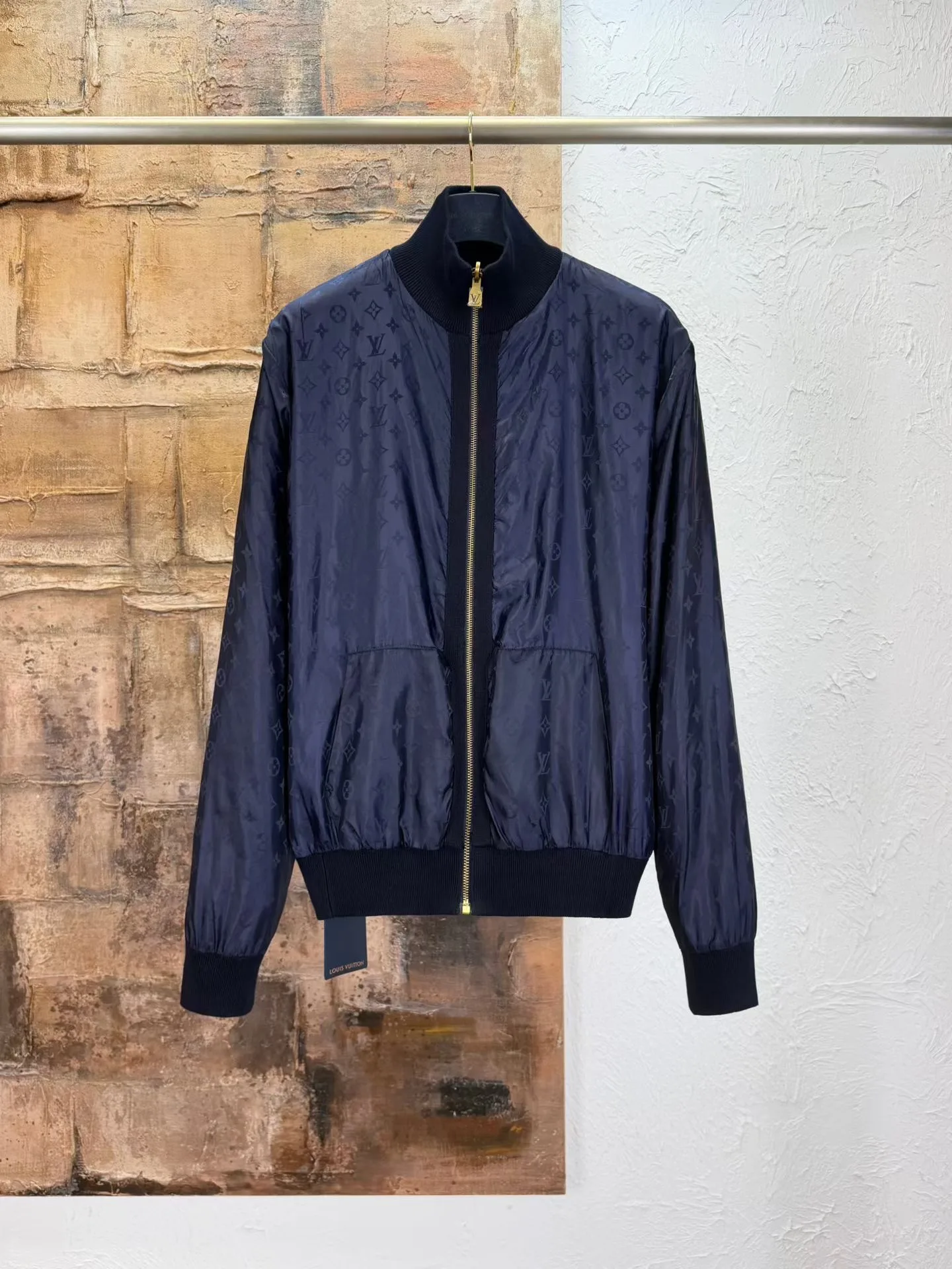 LV Reversible Nylon Hybrid Track Top