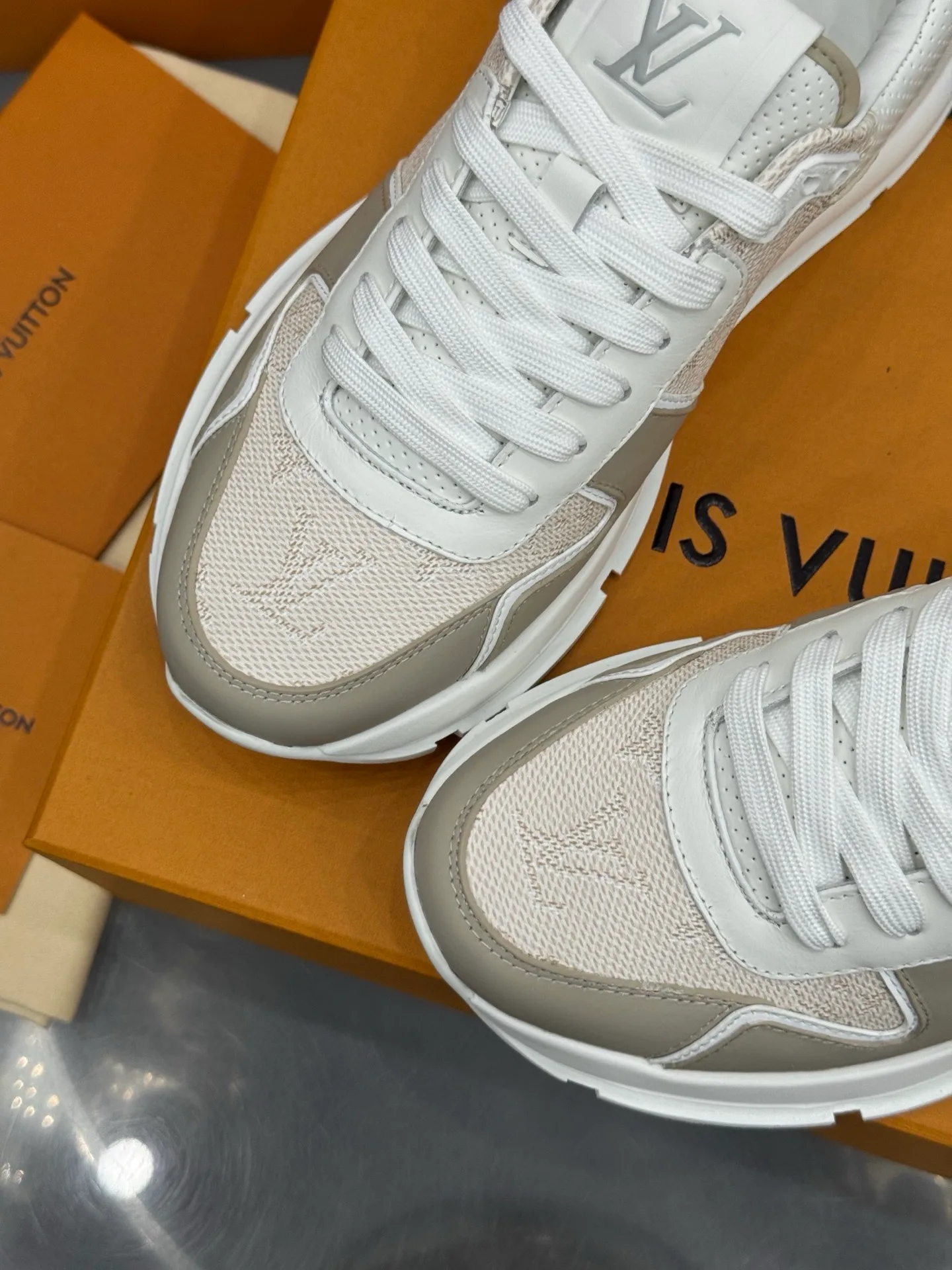 LV Run Away Sneaker (Beige) — view 8