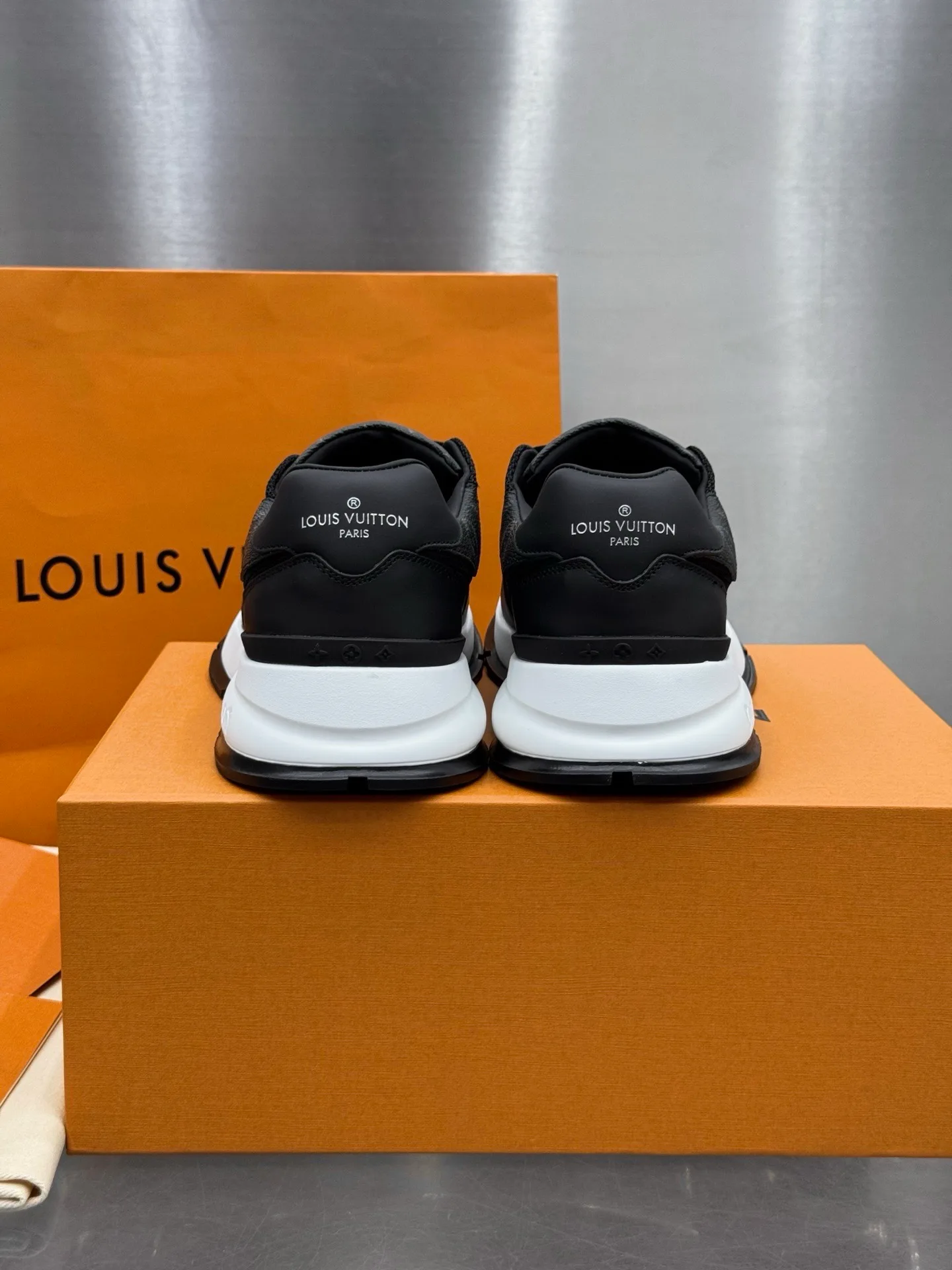LV Run Away Sneaker (Black Mesh) — view 7