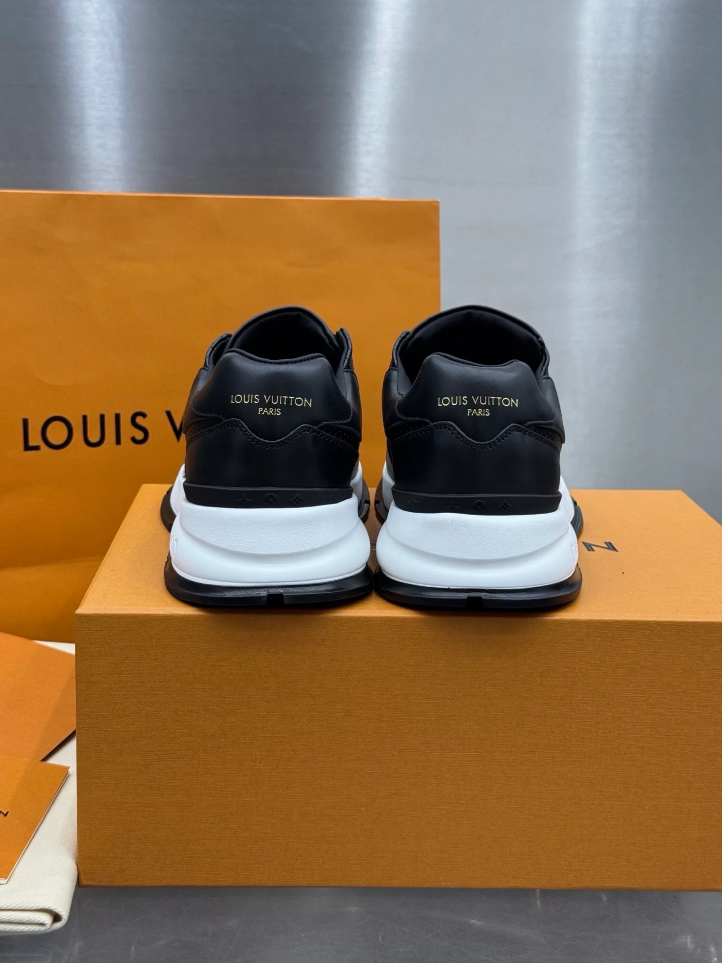 LV Run Away Sneaker (Black) — view 7