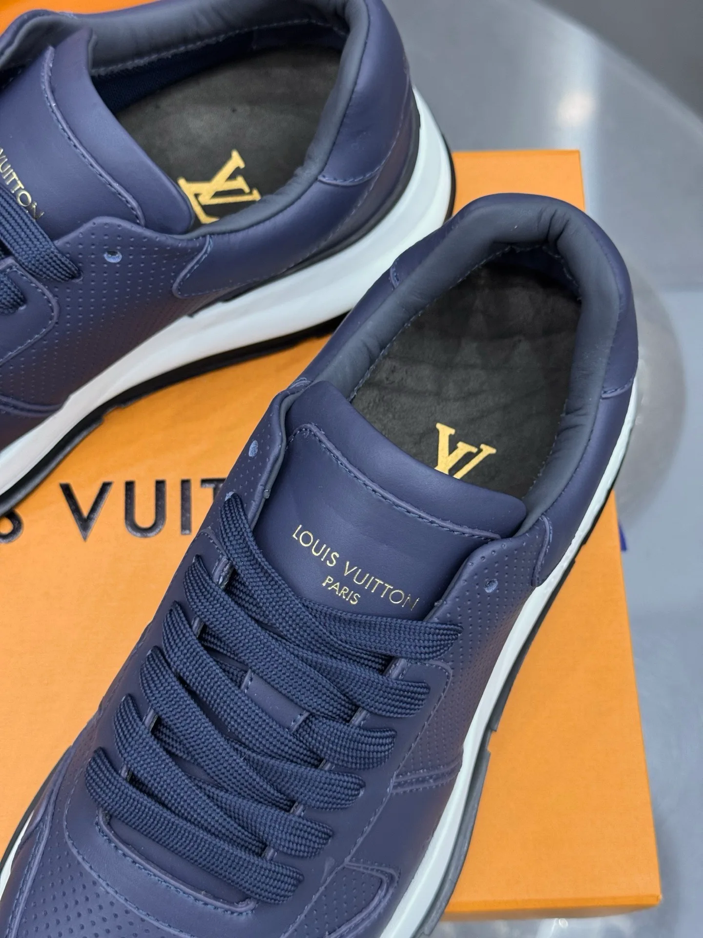 LV Run Away Sneaker (Blue) — view 9