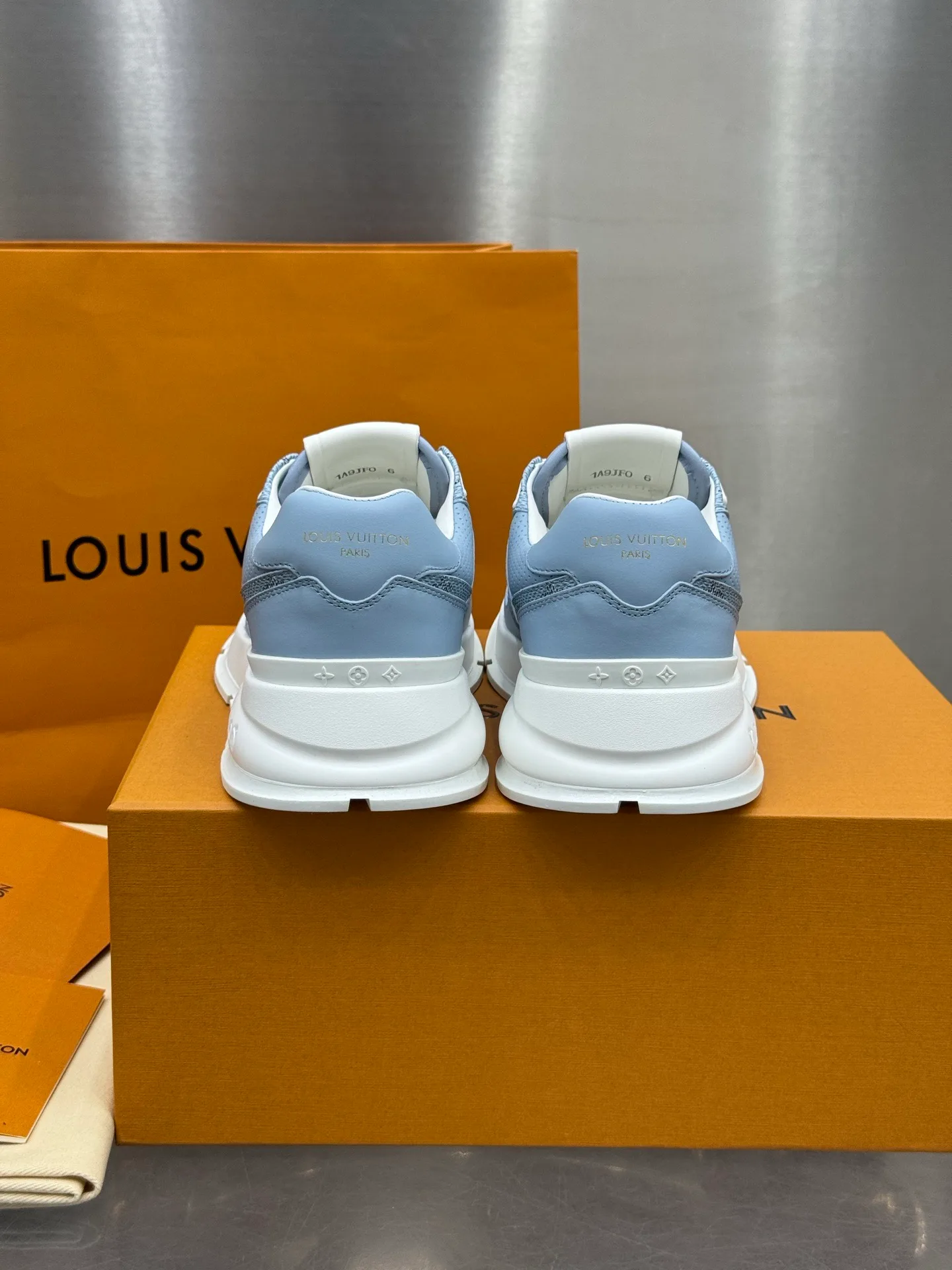 LV Run Away Sneaker (Light Blue) — view 7