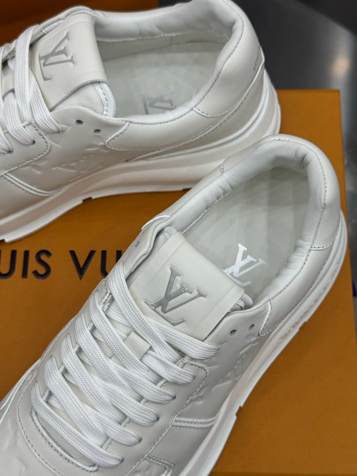 LV Run Away Sneaker (White Monogram)  — view 9