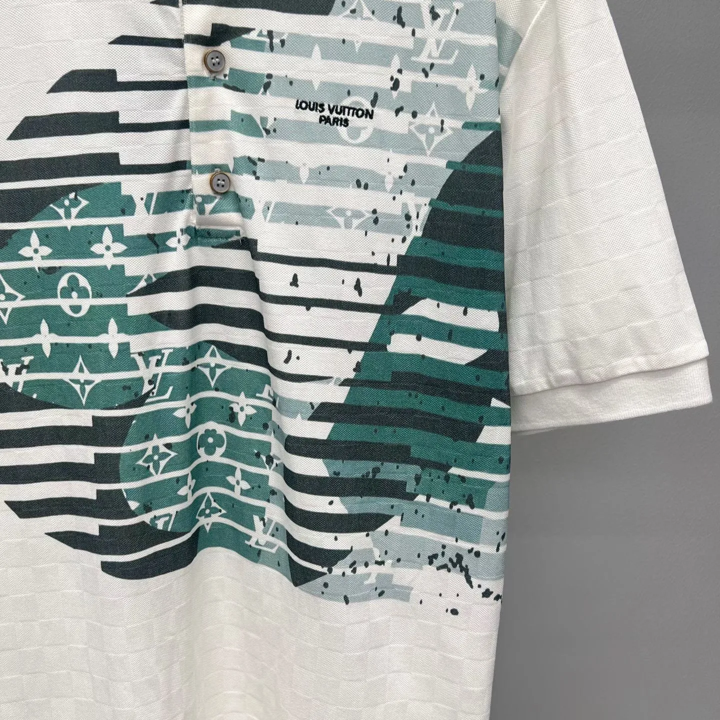 LV Short-Sleeved Polo Shirt  — ビュー 2
